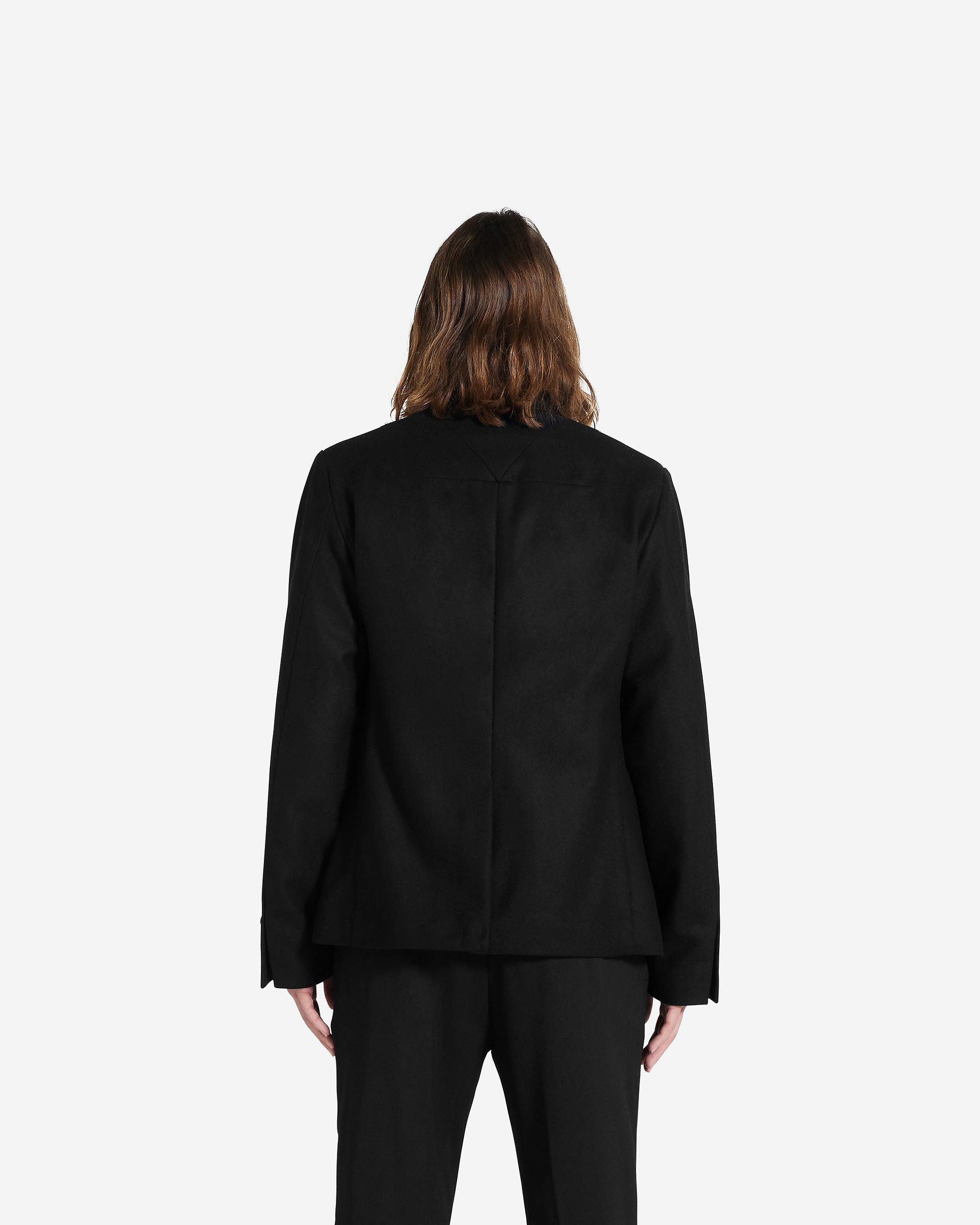 Double Breasted Blazer - Jet Black