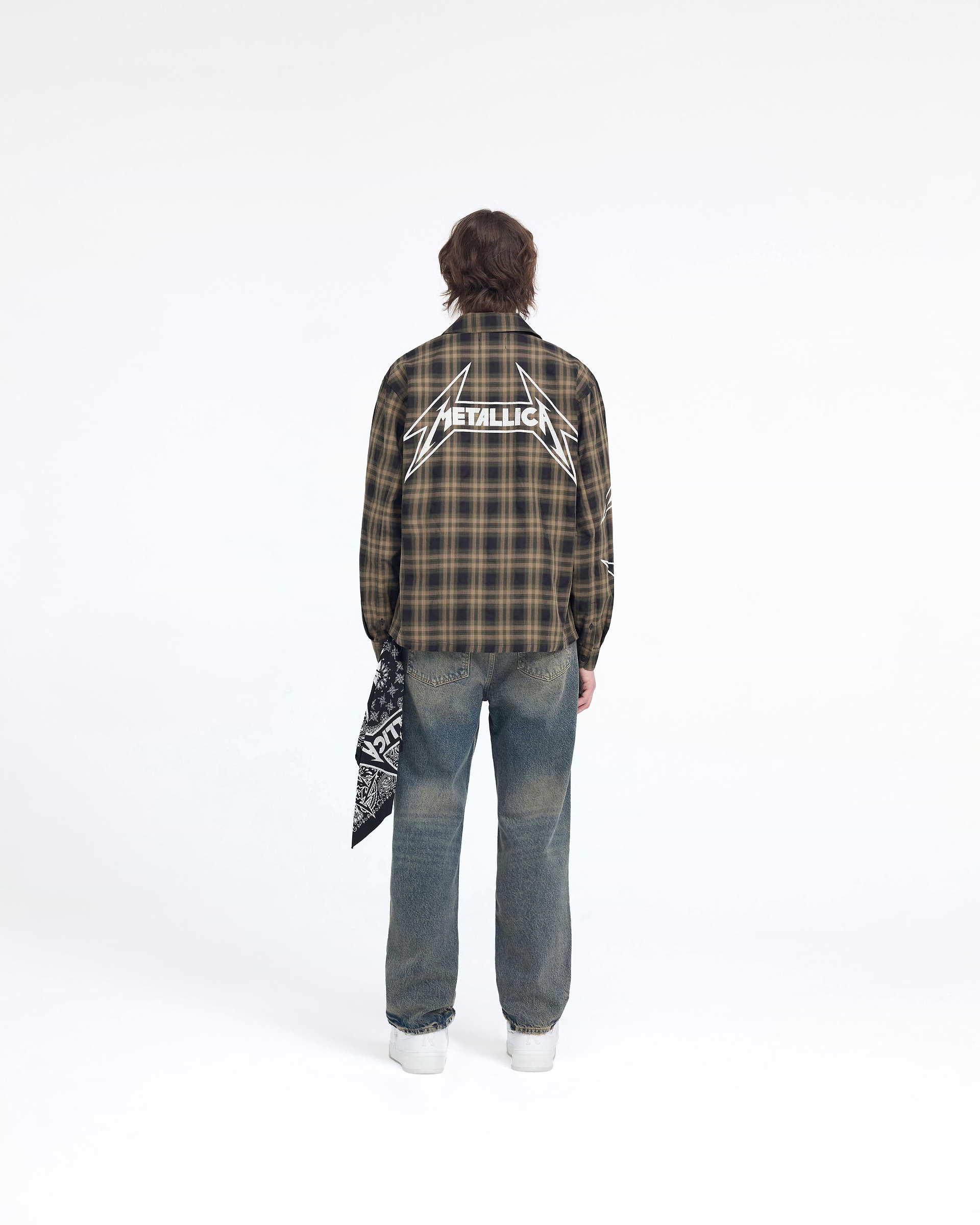 Represent X Metallica™️ Flannel Shirt - Tobacco