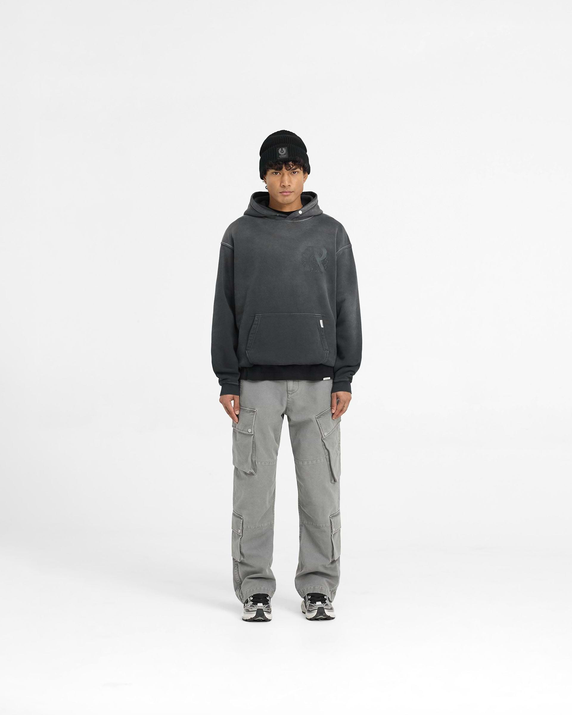 Represent X Belstaff Outline Phoenix Hoodie - Shadow