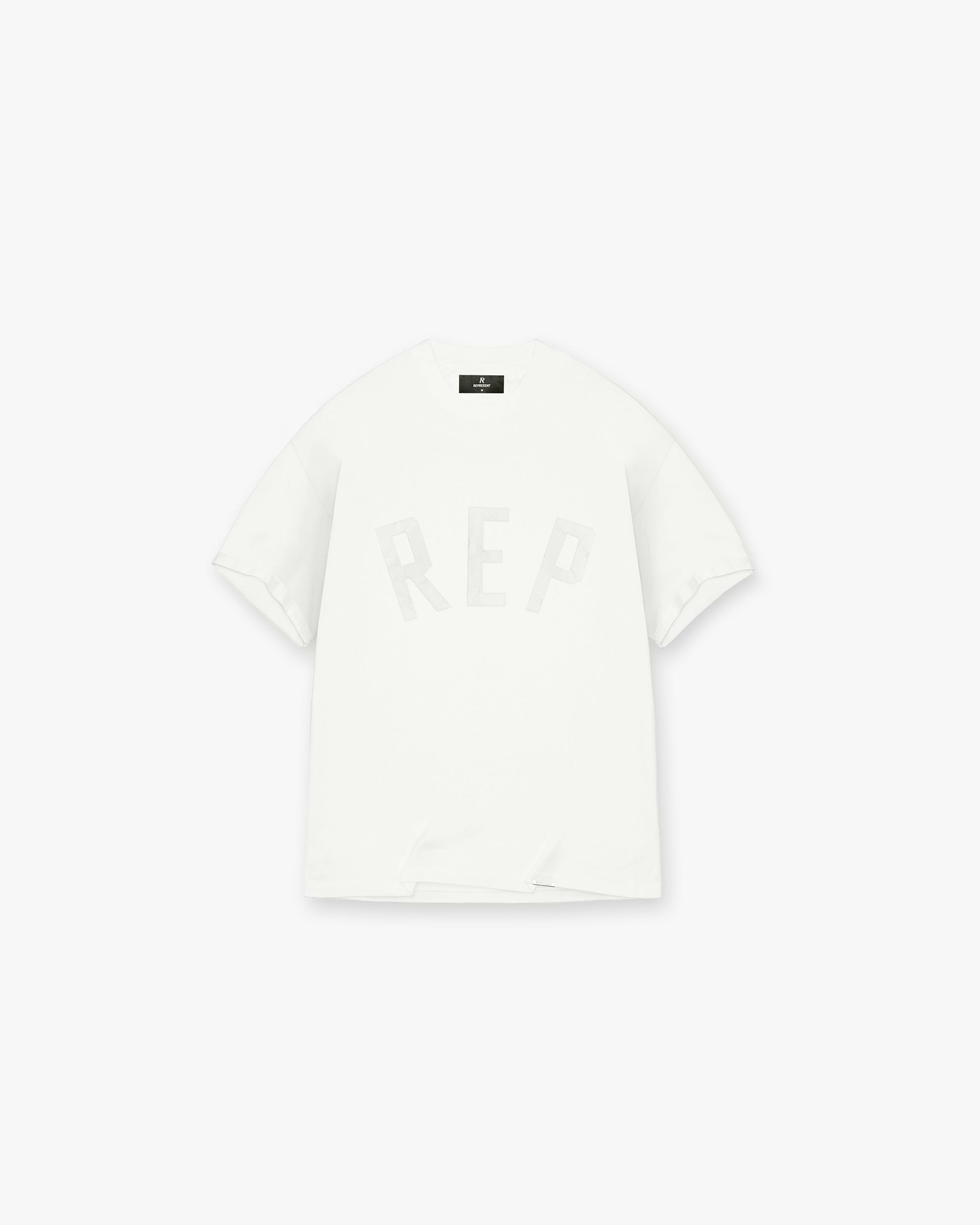 Rep Applique T-Shirt - Flat White