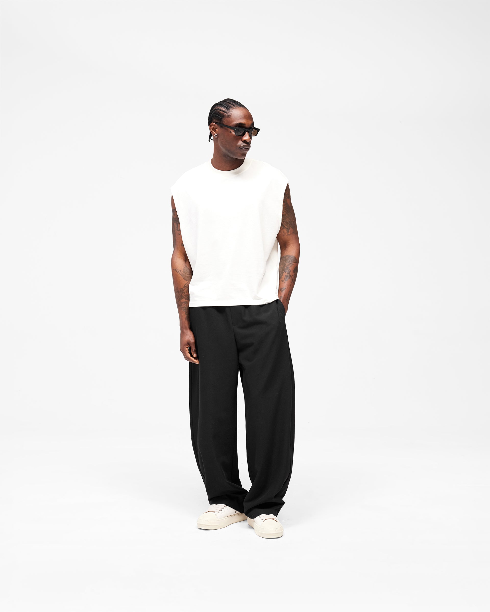 Initial Tape Pant - Jet Black