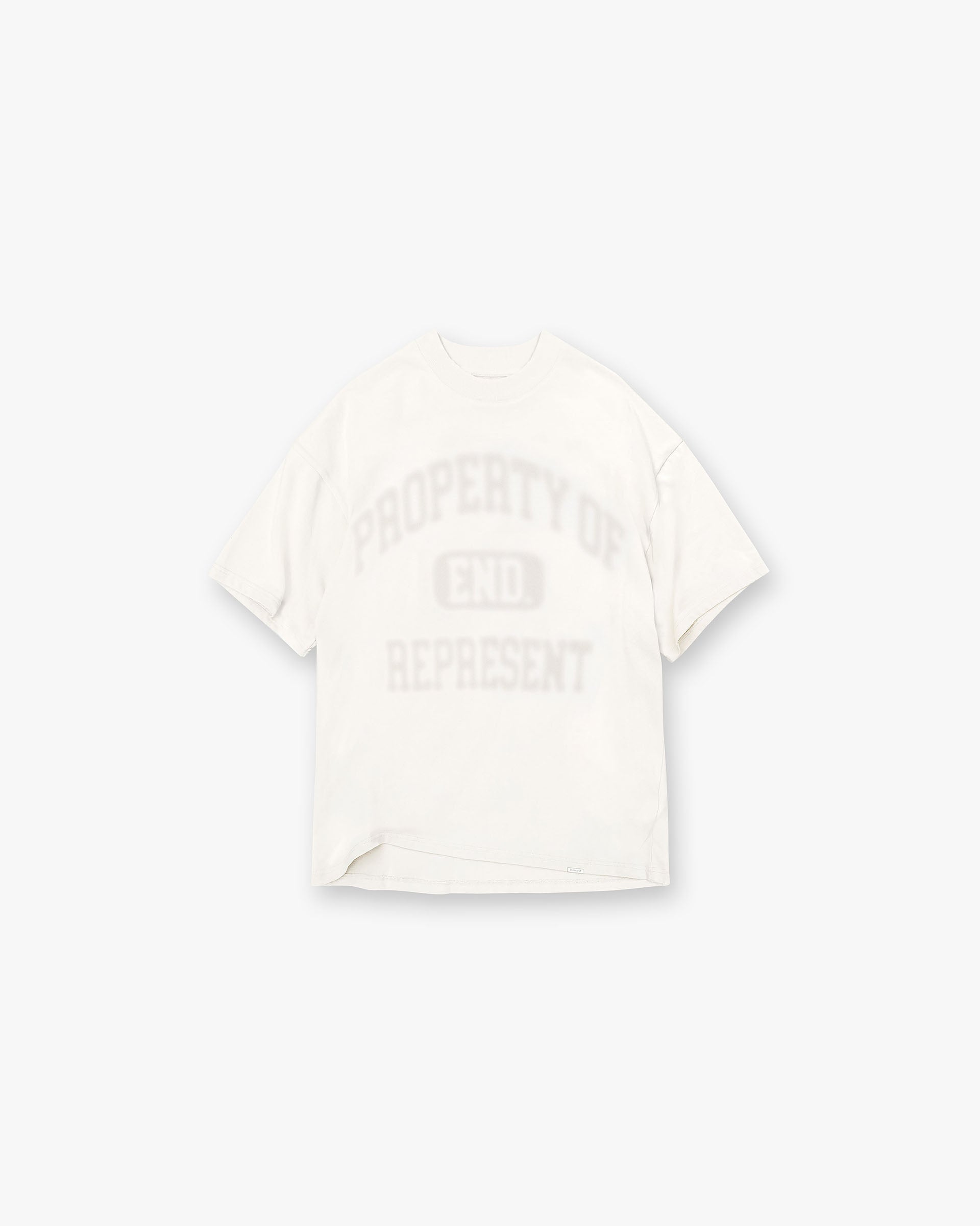 Represent X End Property Of T-Shirt - Flat White