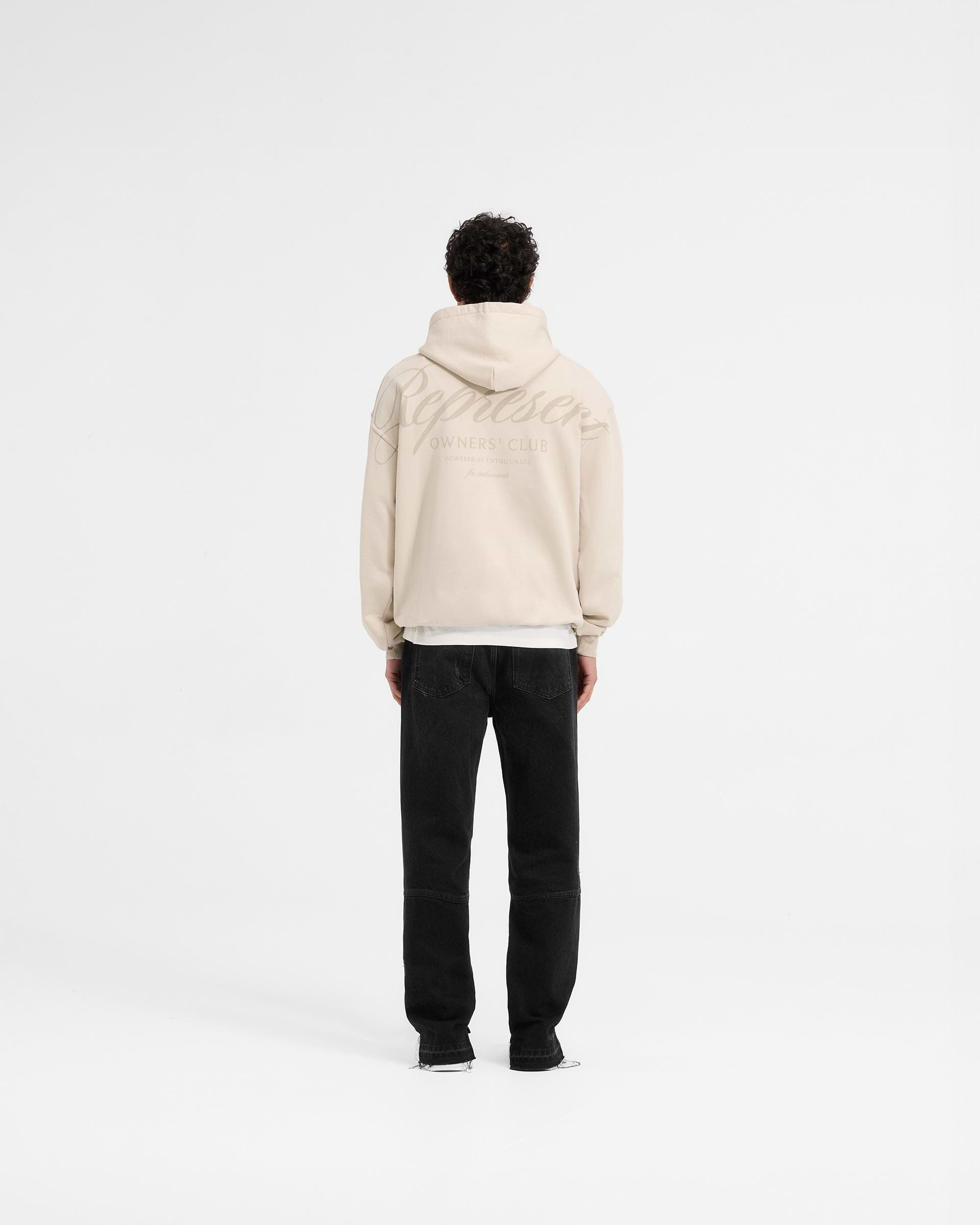 Represent X Ounass Owners Club Script Hoodie - Island Fossil