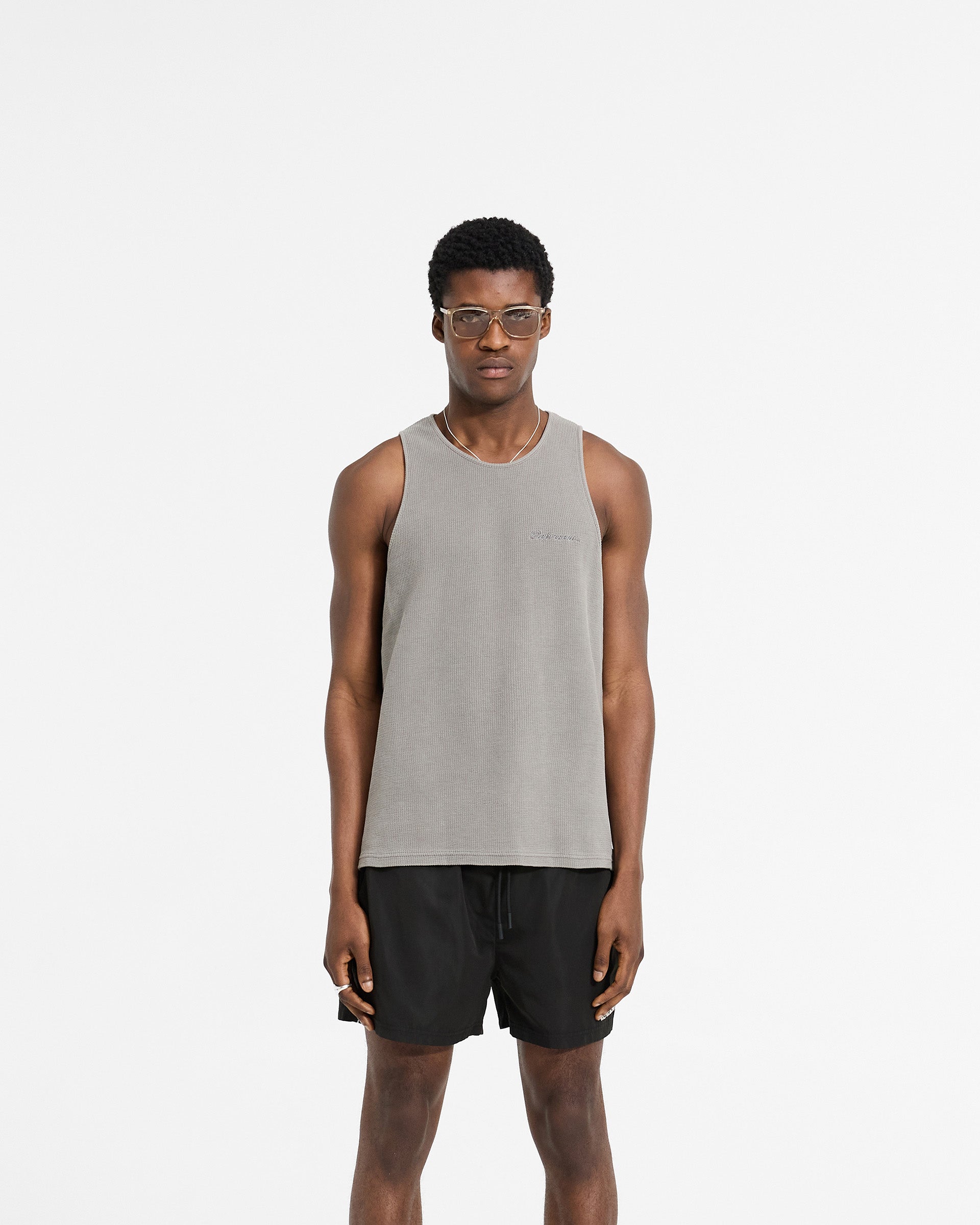 Waffle Vest - Ultimate Grey