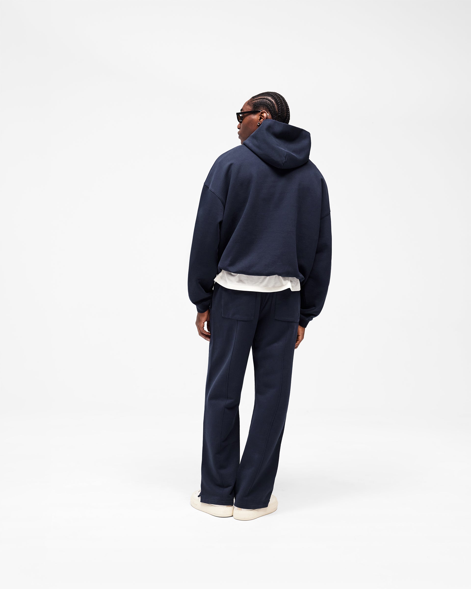 Initial Oversized Hoodie - Midnight Navy