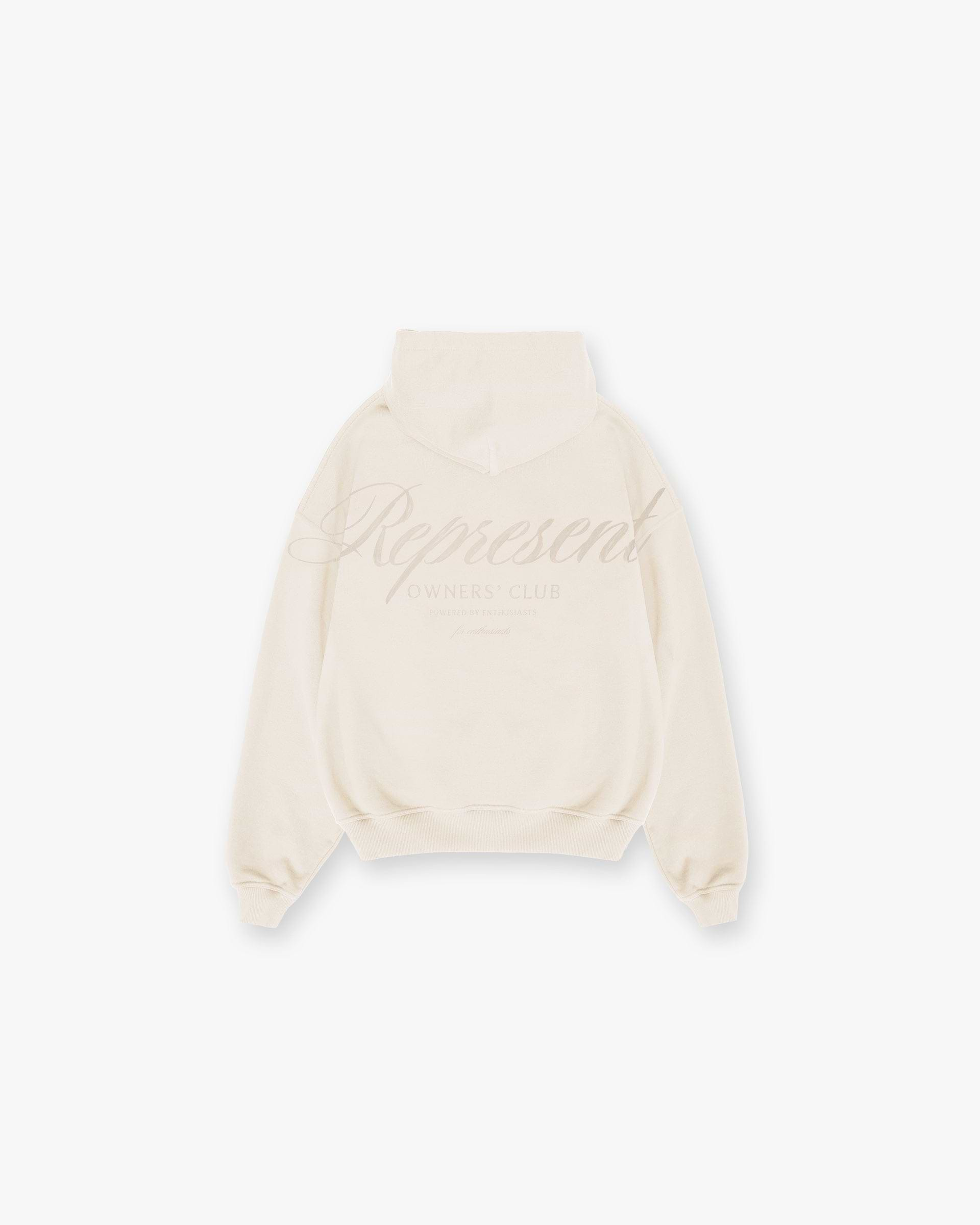 Represent X Ounass Owners Club Script Hoodie - Island Fossil