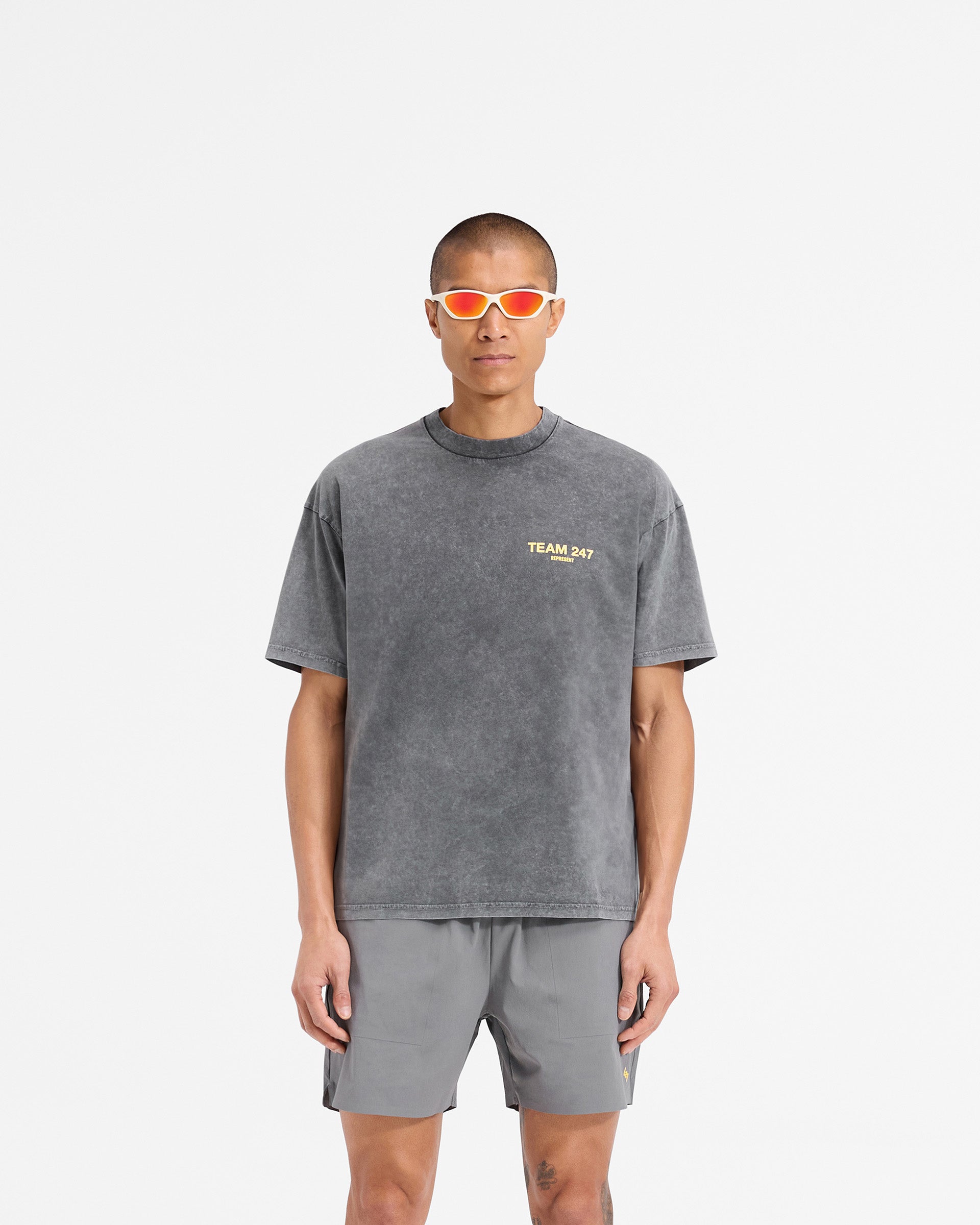 Team 247 Oversized T-Shirt - Pewter Lemon