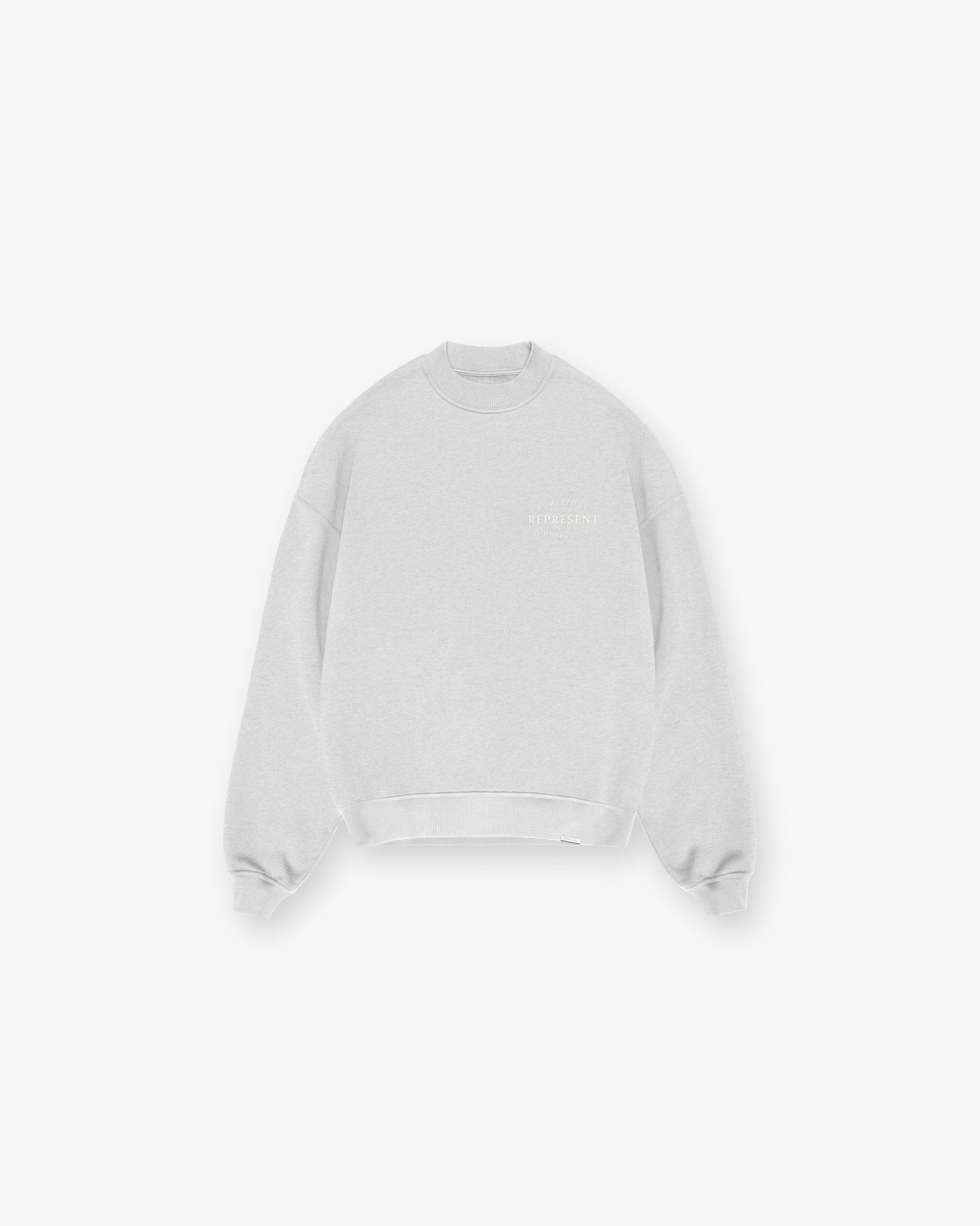 Represent Owners Club Stamp Sweater - Ash Grey