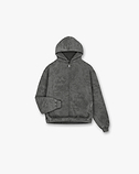 Heavyweight Initial Zip Hoodie