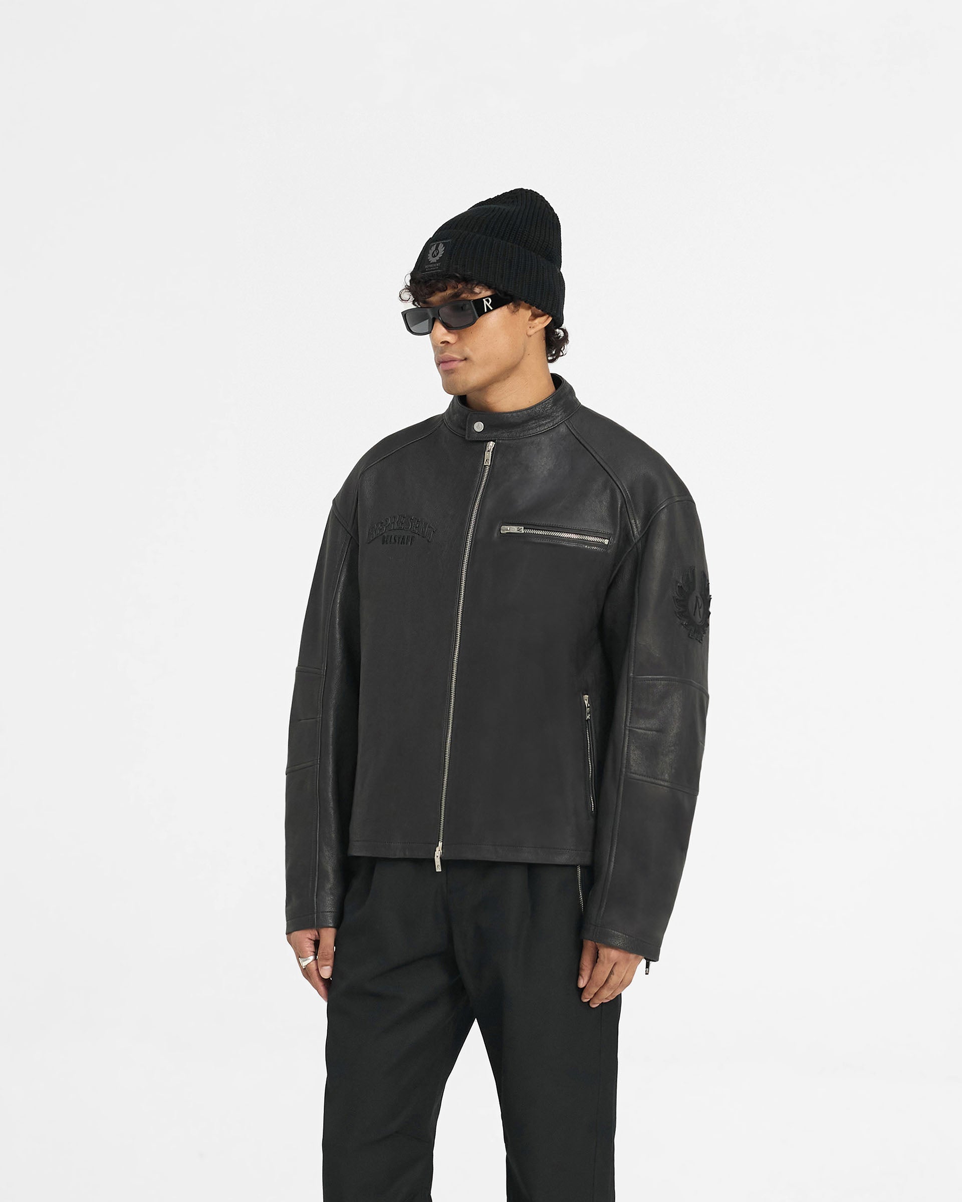 Represent X Belstaff Race Jacket - Black