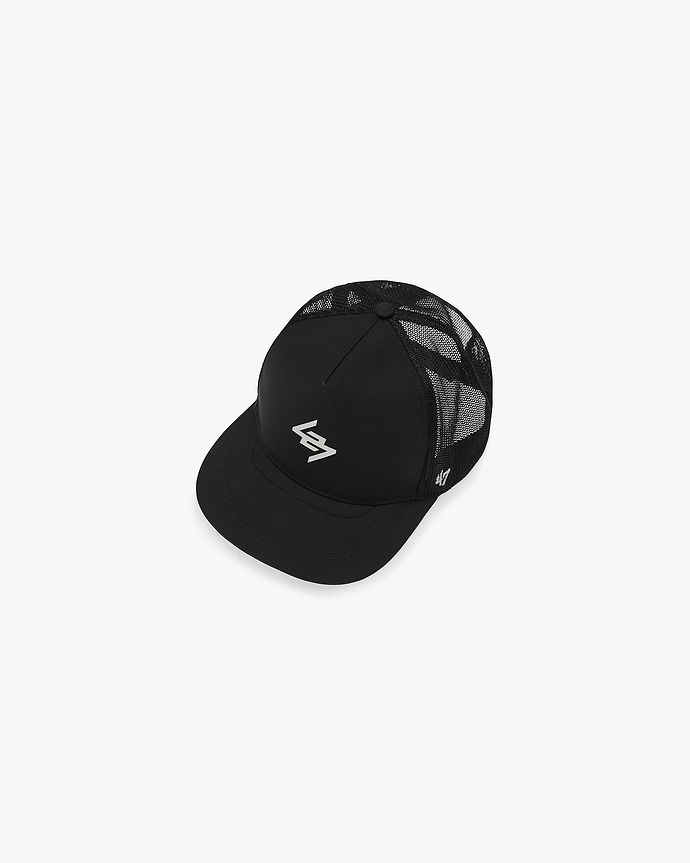 247 x 47 Logo Trucker Cap - Jet Black