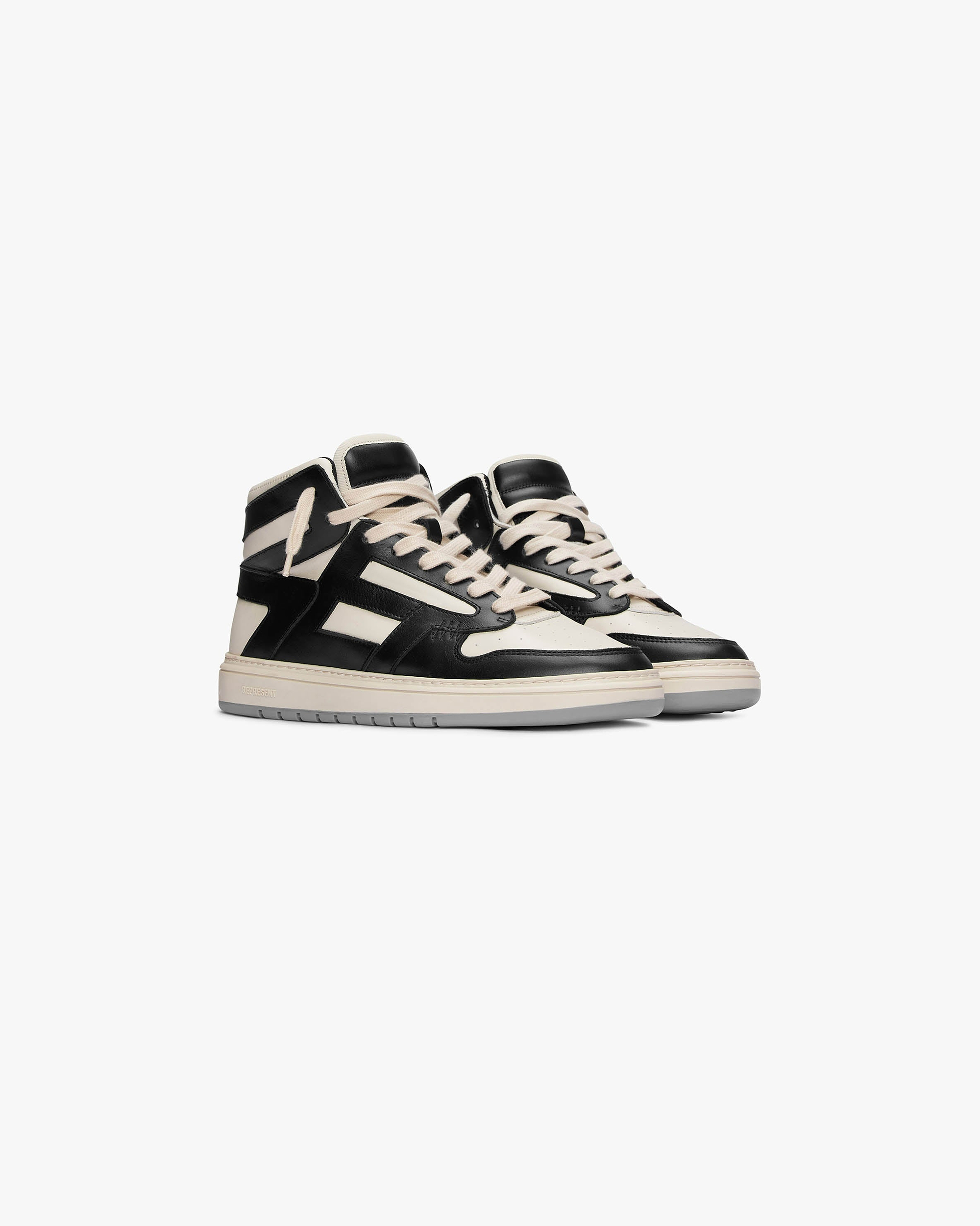 Reptor High | Black Vintage White Footwear SS23 | Represent Clo