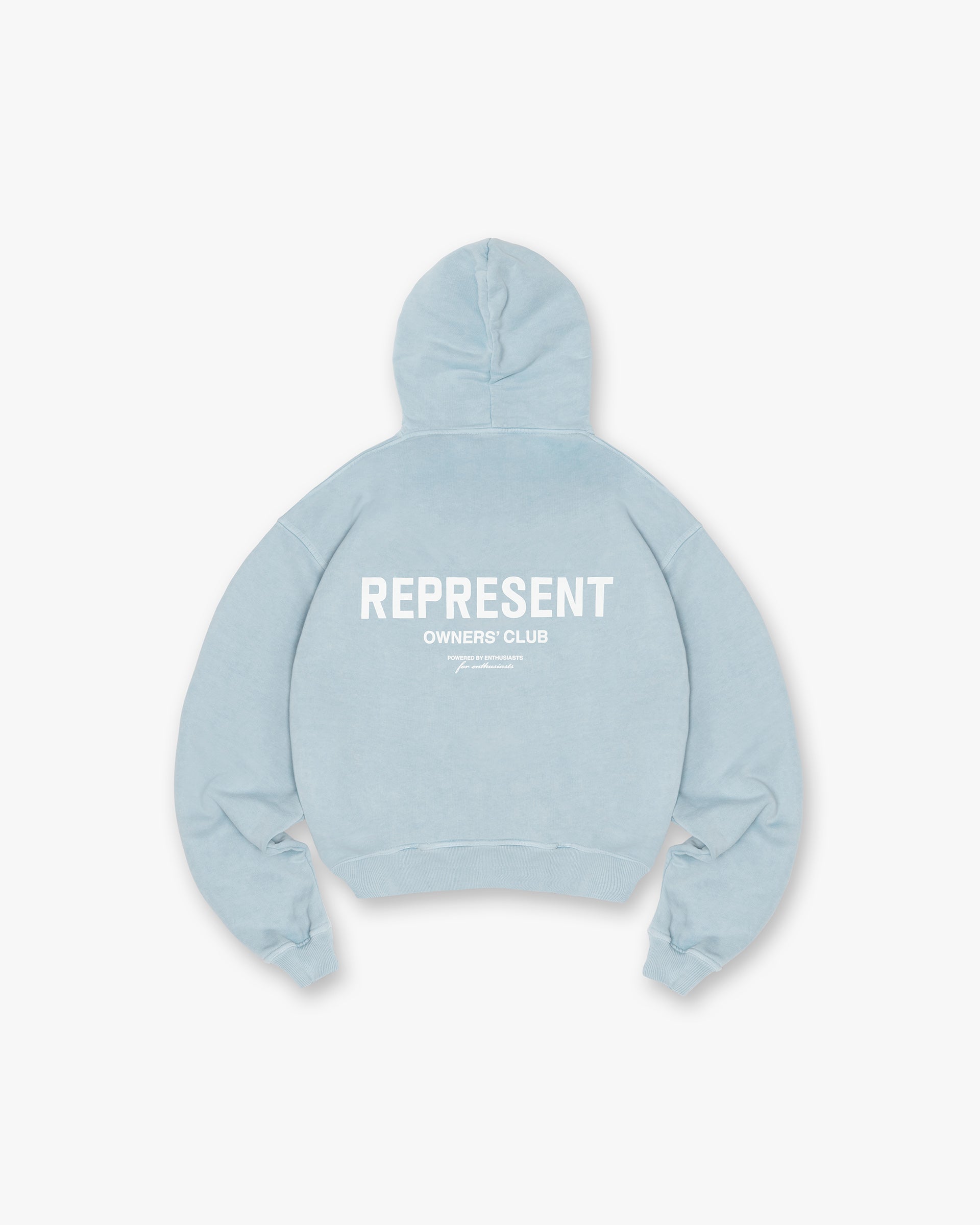 Represent Owners Club Hoodie | Powder Blue Hoodies | REPRESENT