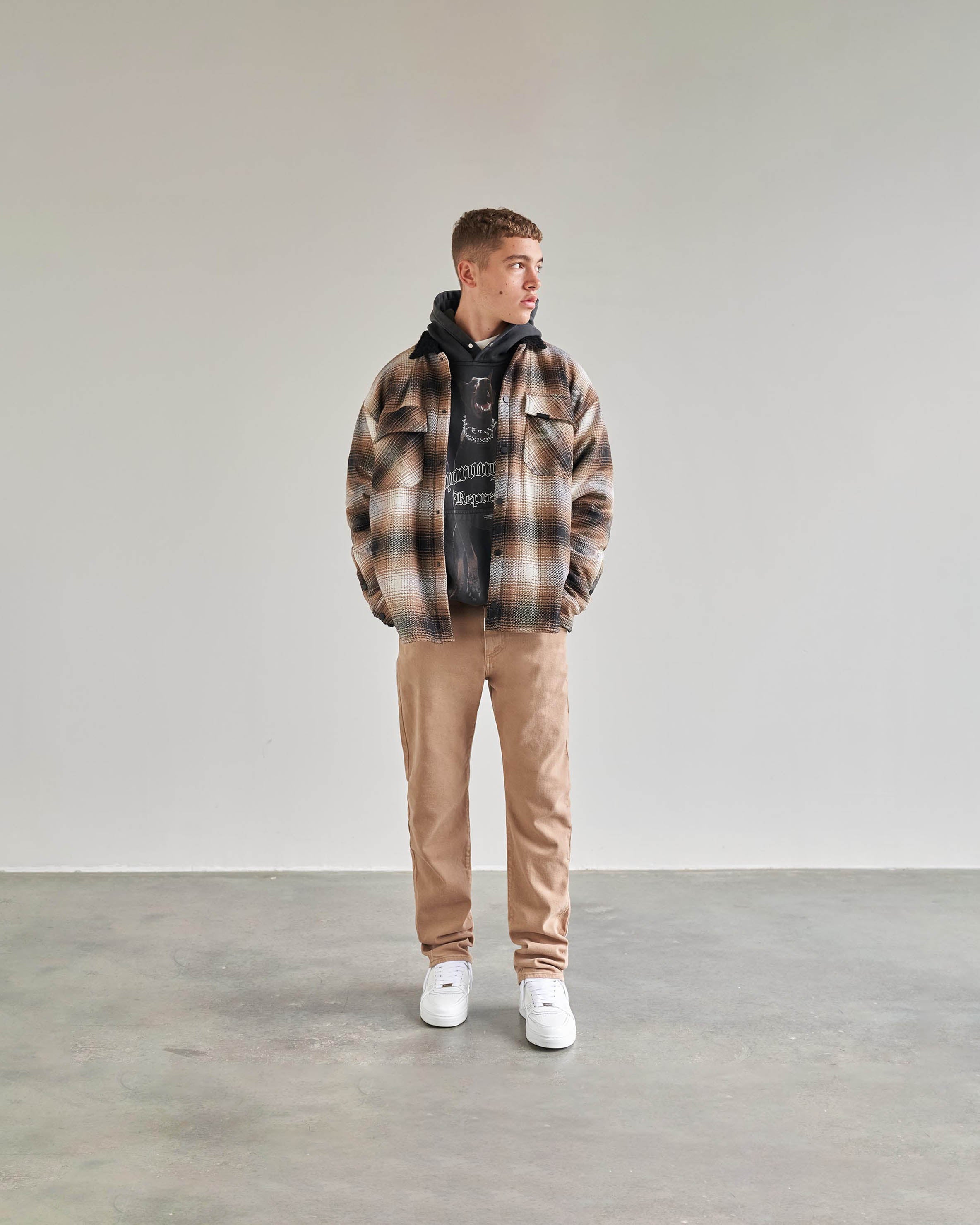Sherpa Shirt - Brown
