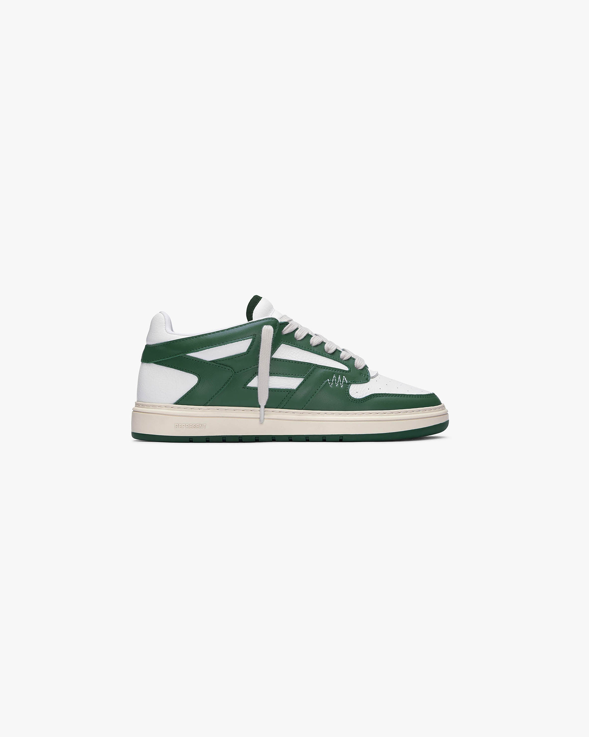 Reptor Low | Racing Green Flat White Footwear SS23 | Represent Clo