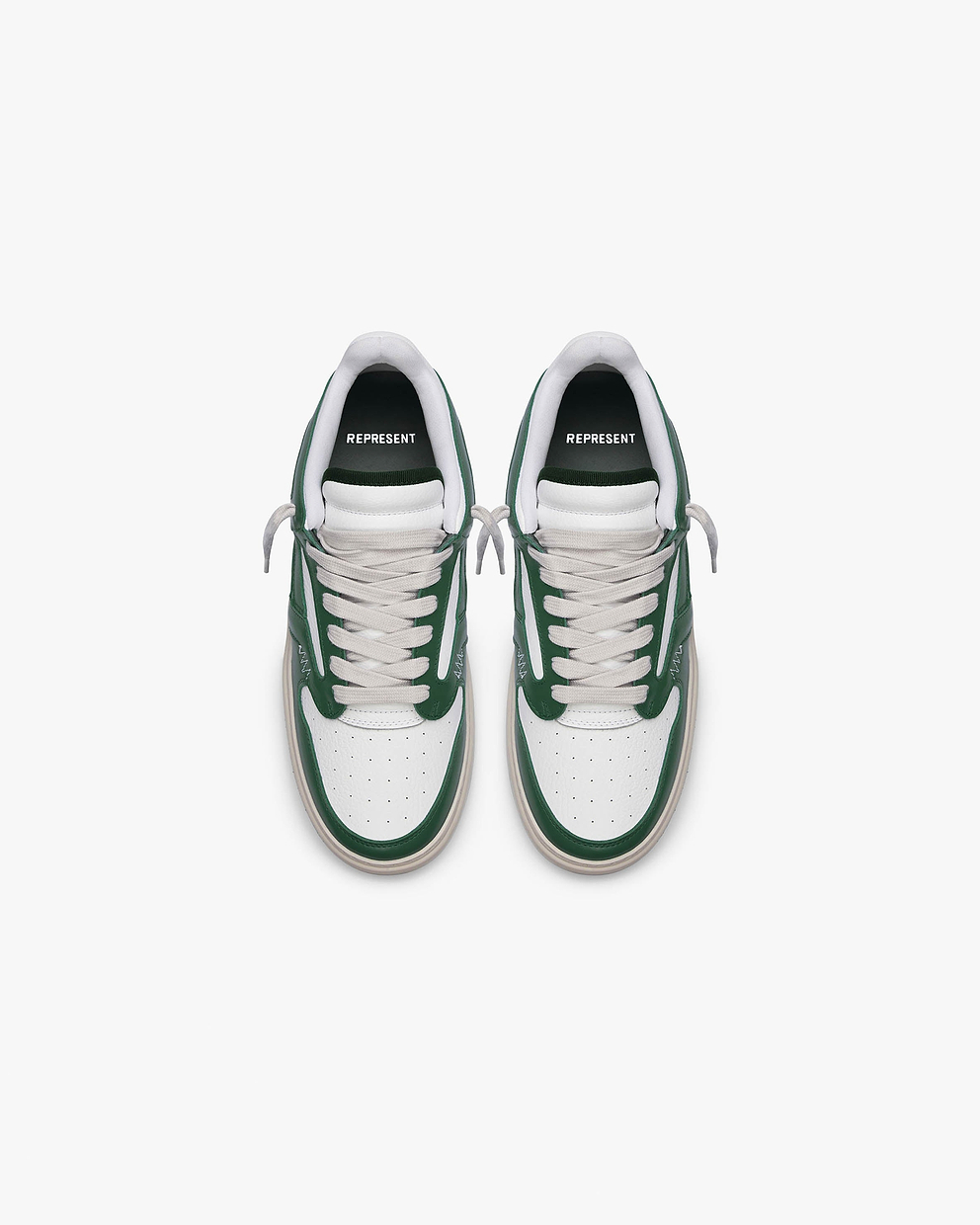 Reptor Low - Racing Green Flat White