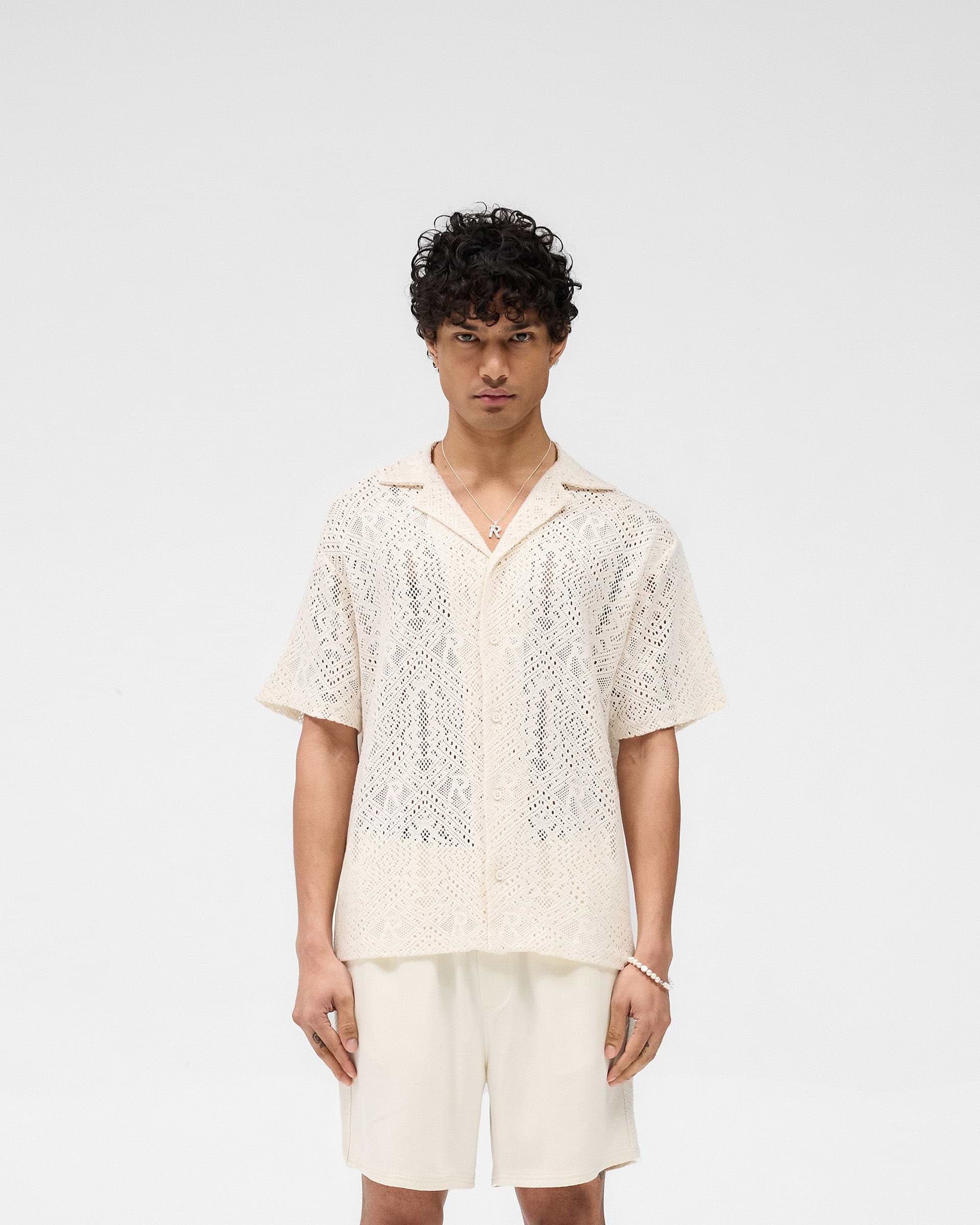 All Over Crochet Shirt - Off White