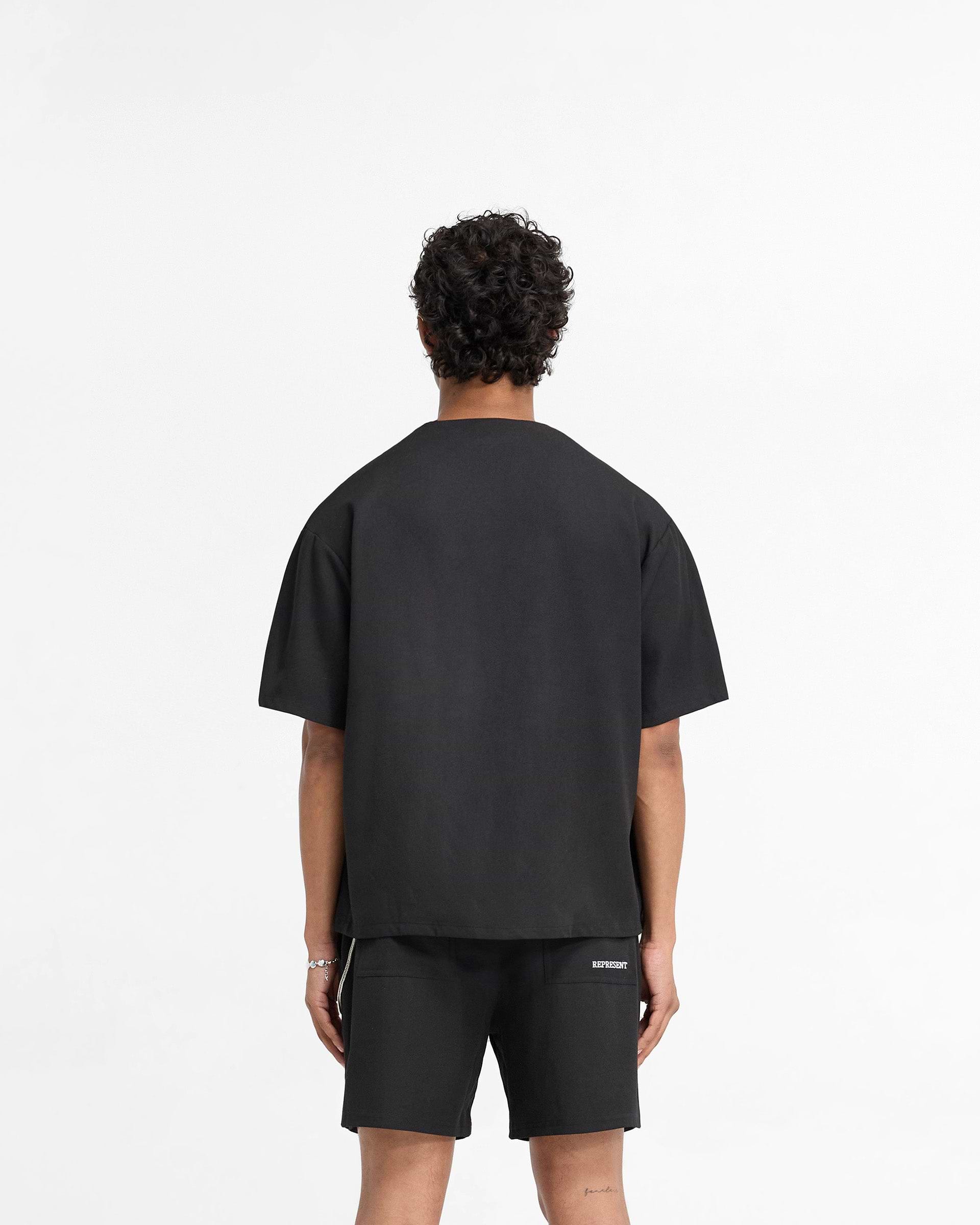 Black Baseball Shirt | REPRESENT