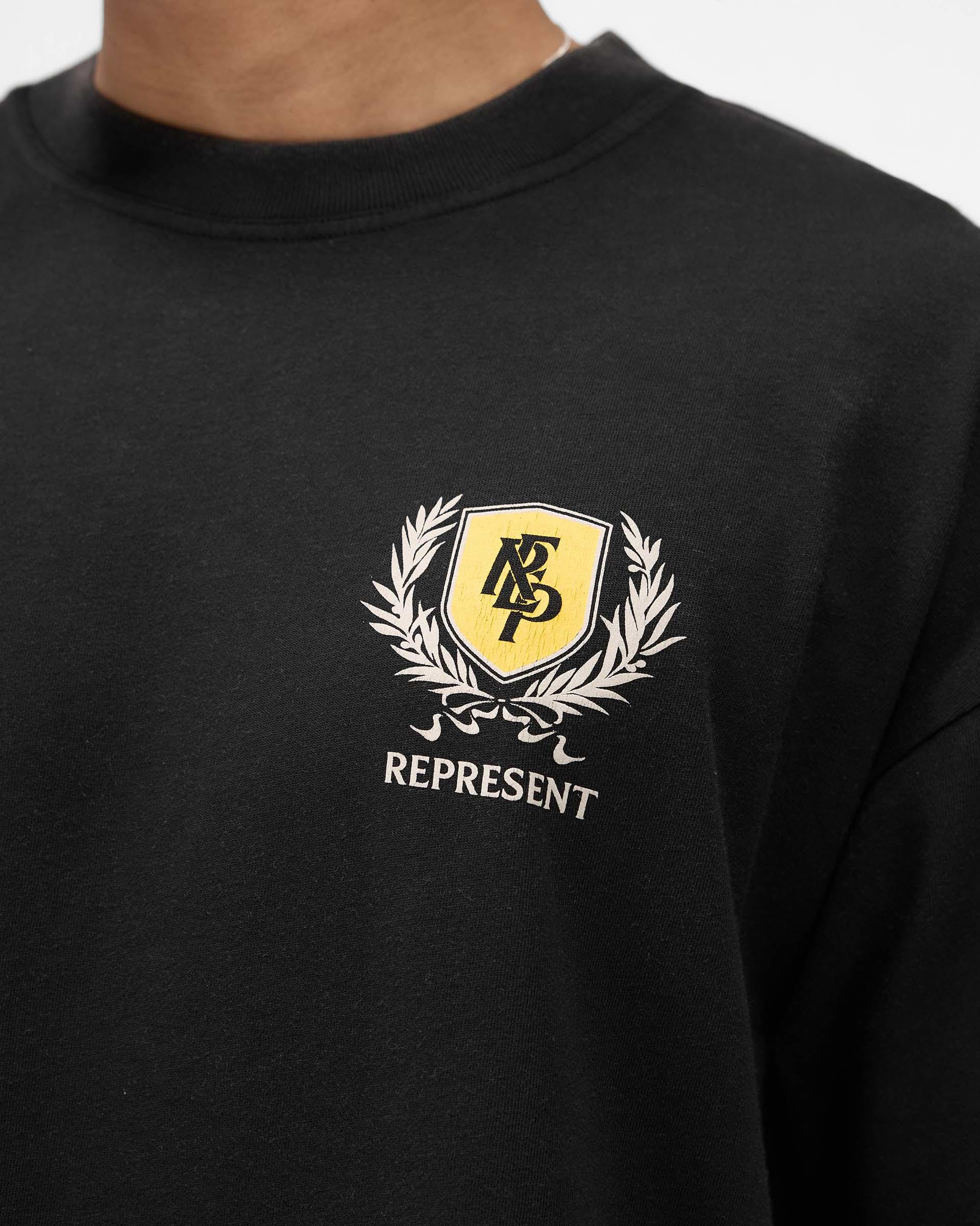 Crest T-Shirt - Vintage Black | REPRESENT