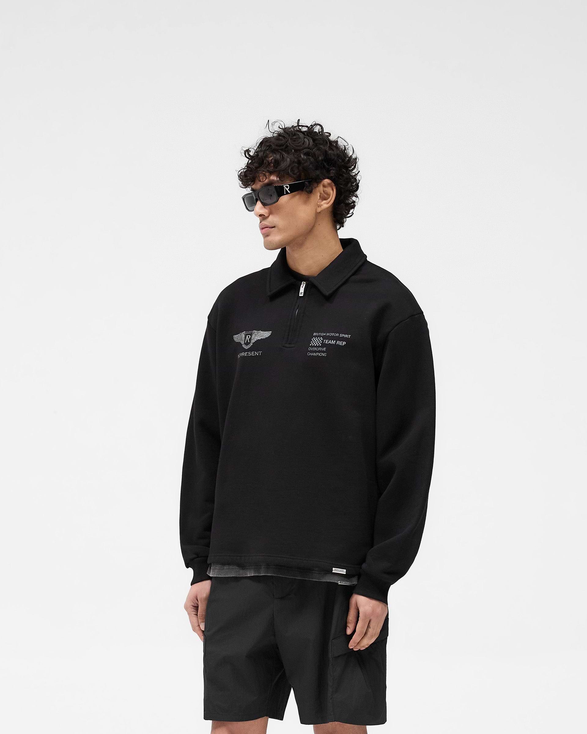 Team Rep Quarter Zip - Jet Black