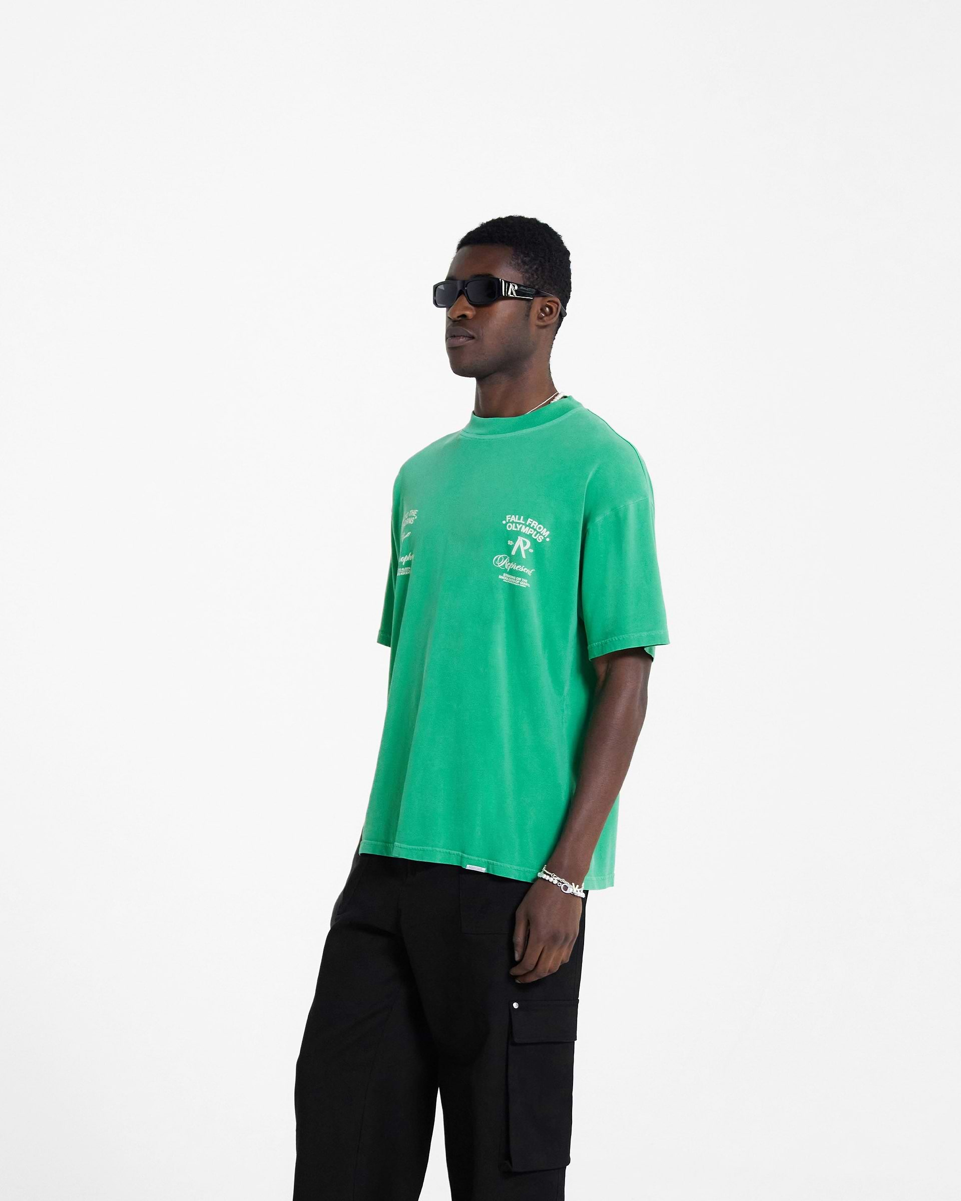 Fall From Olympus T-Shirt - Island Green