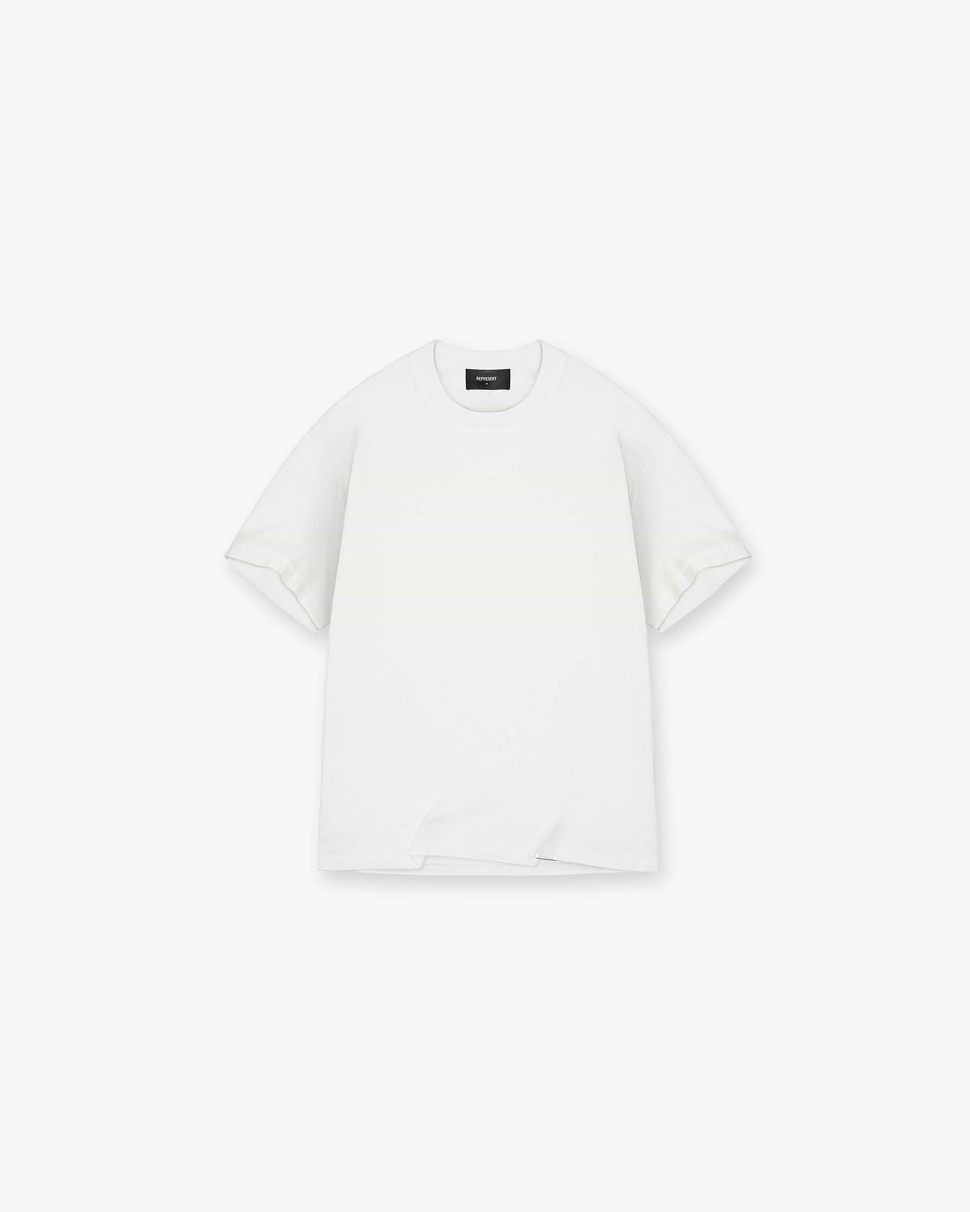 Heavyweight Initial T-Shirt - Flat White