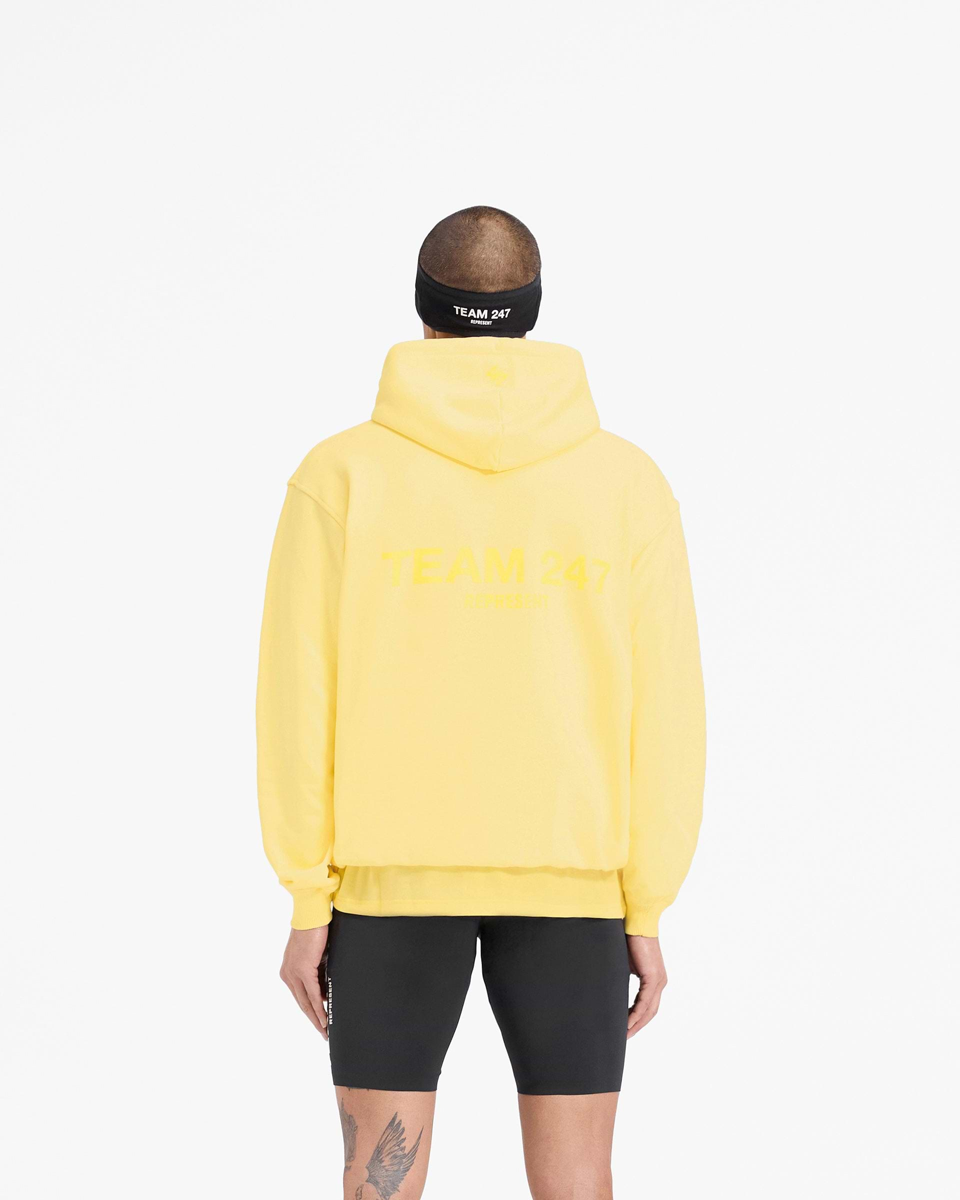 Team 247 Oversized Hoodie - Lemon