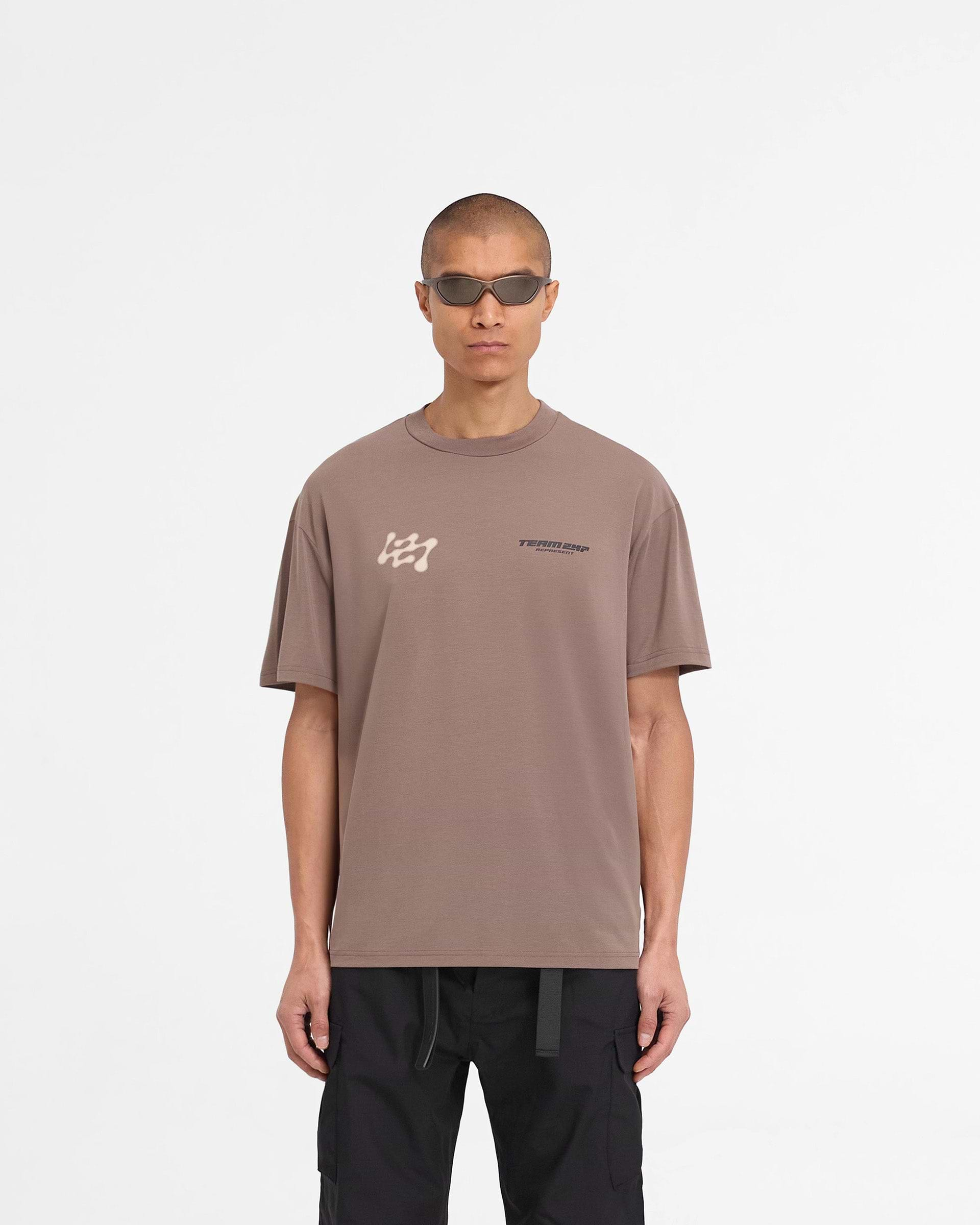 247 Future Terrains Oversized T-Shirt - Umber