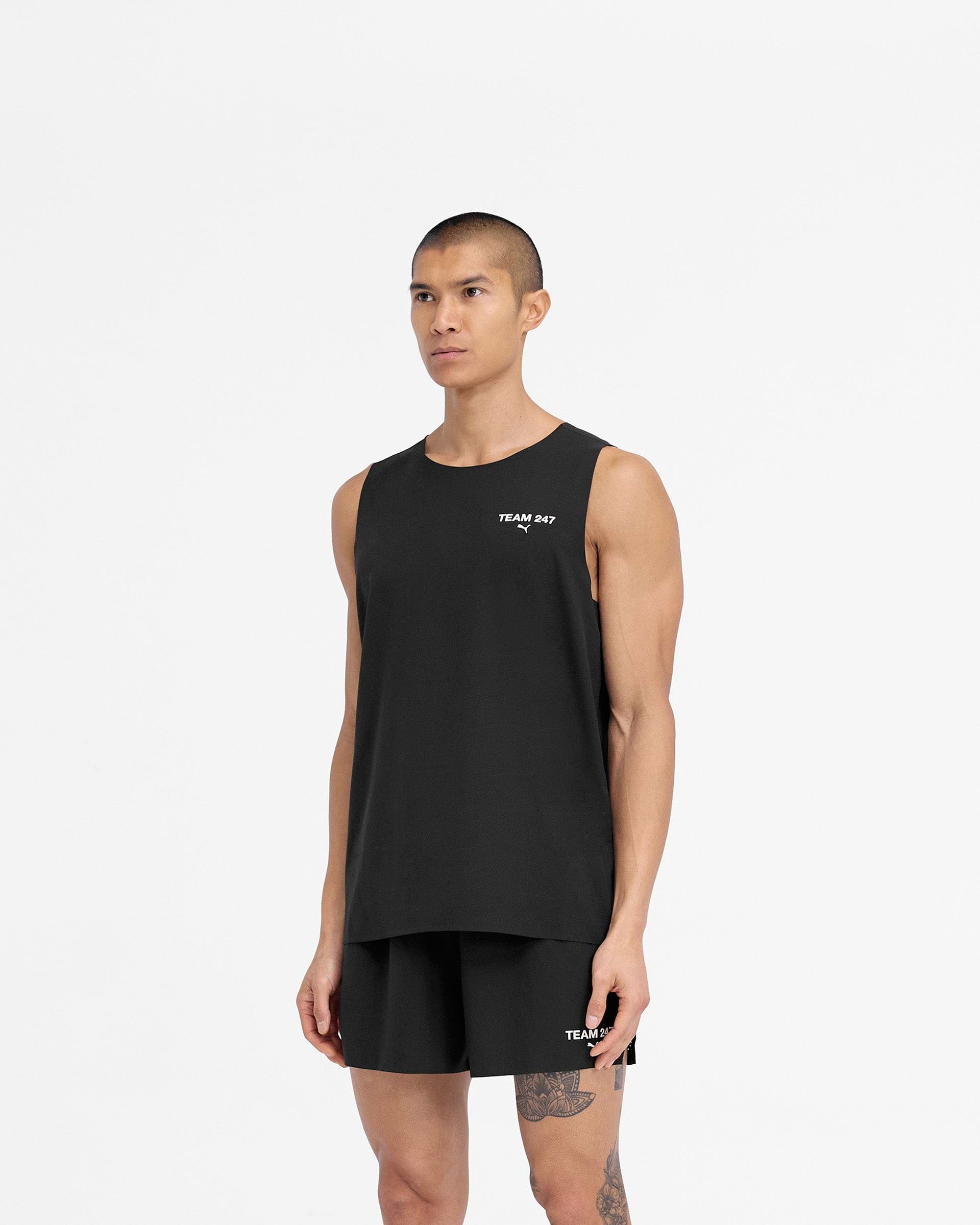 247 X Puma Oversized Tank - Black