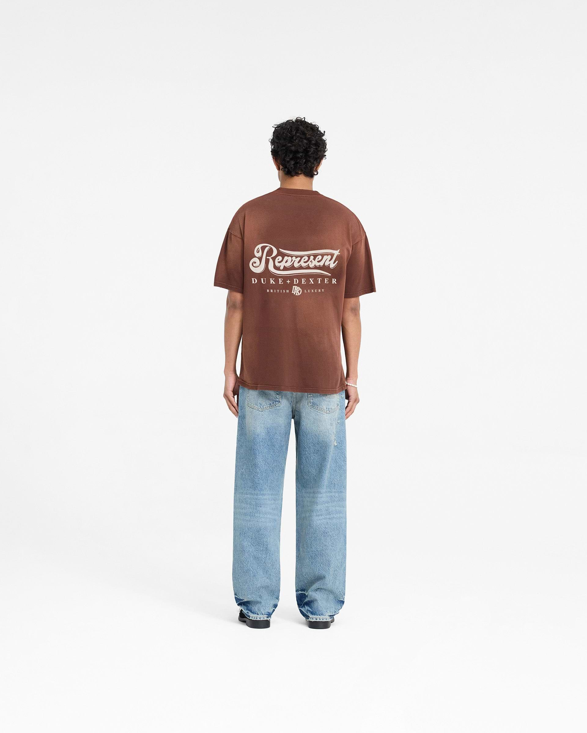 Represent X Duke + Dexter British Luxury T-Shirt - Rust