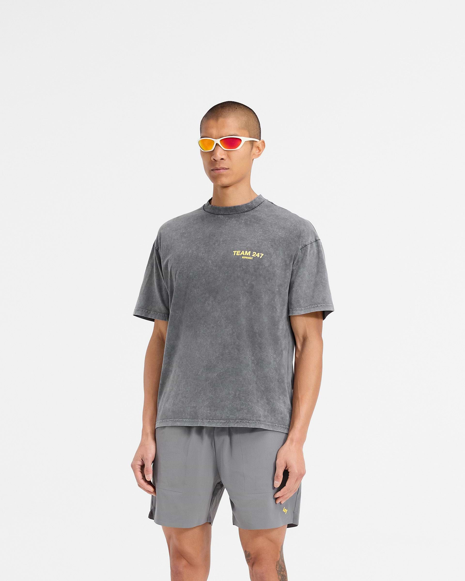 Team 247 Oversized T-Shirt - Pewter Lemon