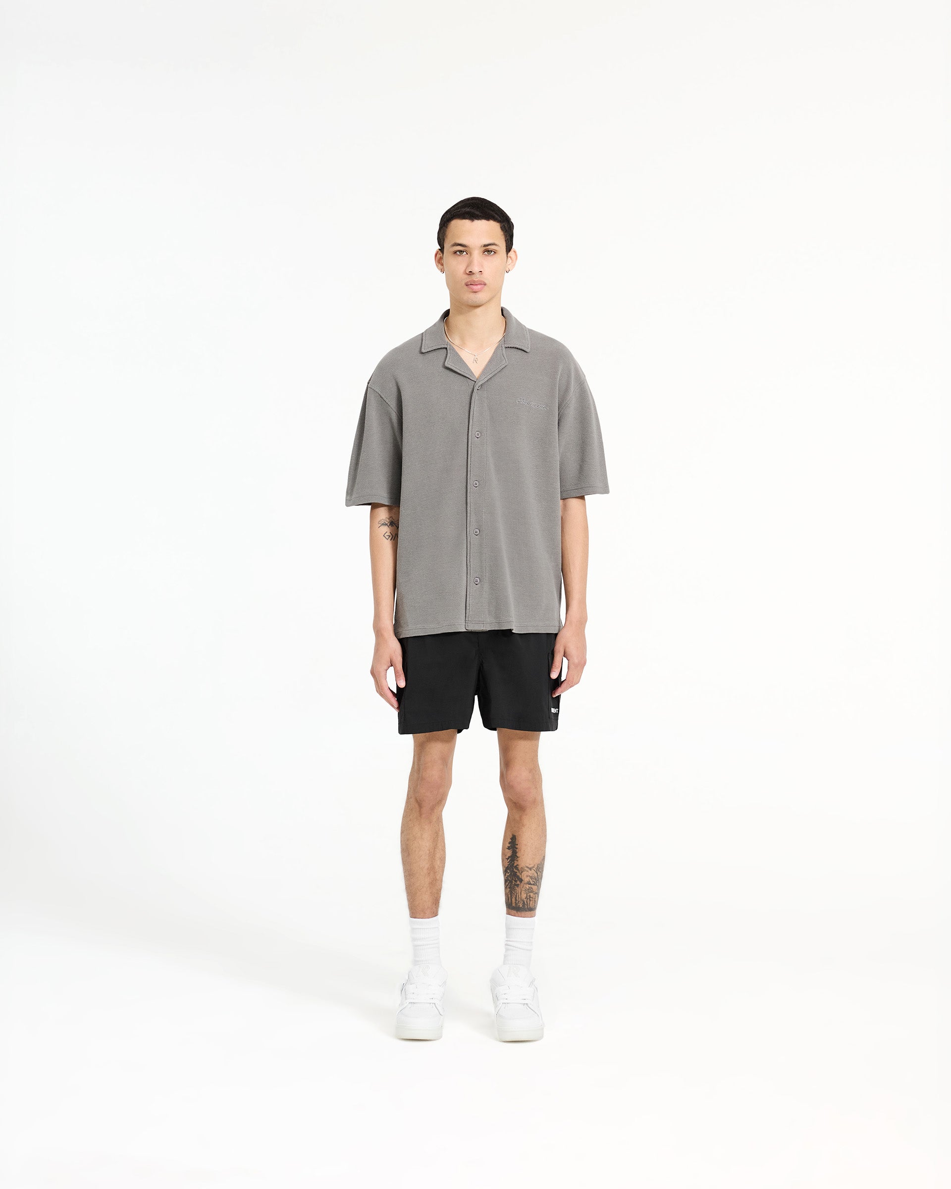 Waffle Shirt - Ultimate Grey