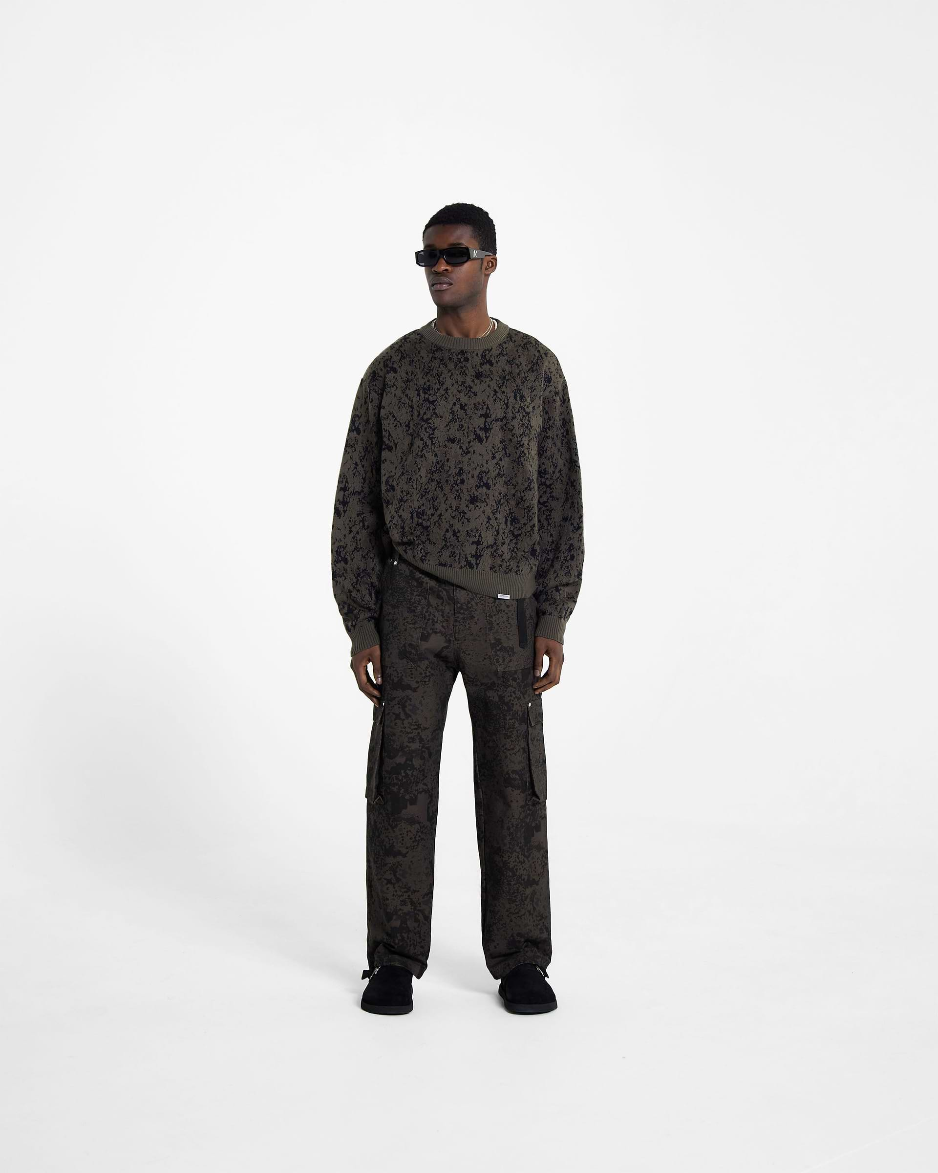 Jacquard Sweater - Camo