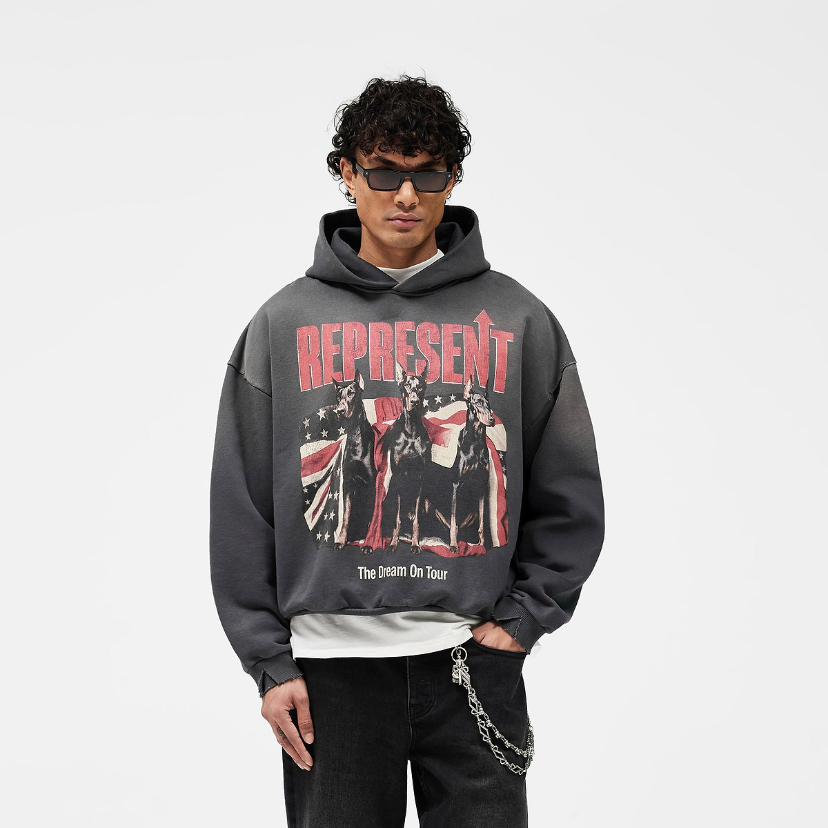 American Dream Hoodie Gray | Spring Summer Hoodies | REPRESENT