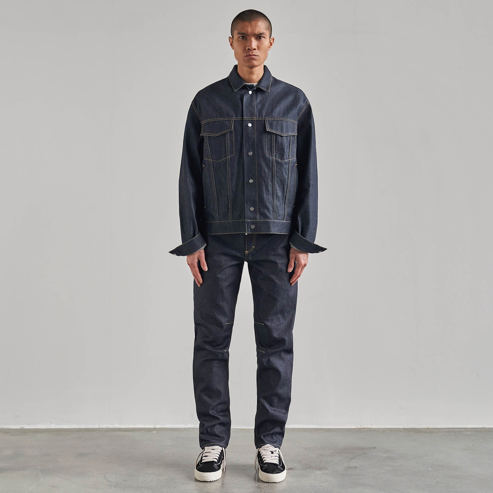 Raw Baggy Denim - Blue
