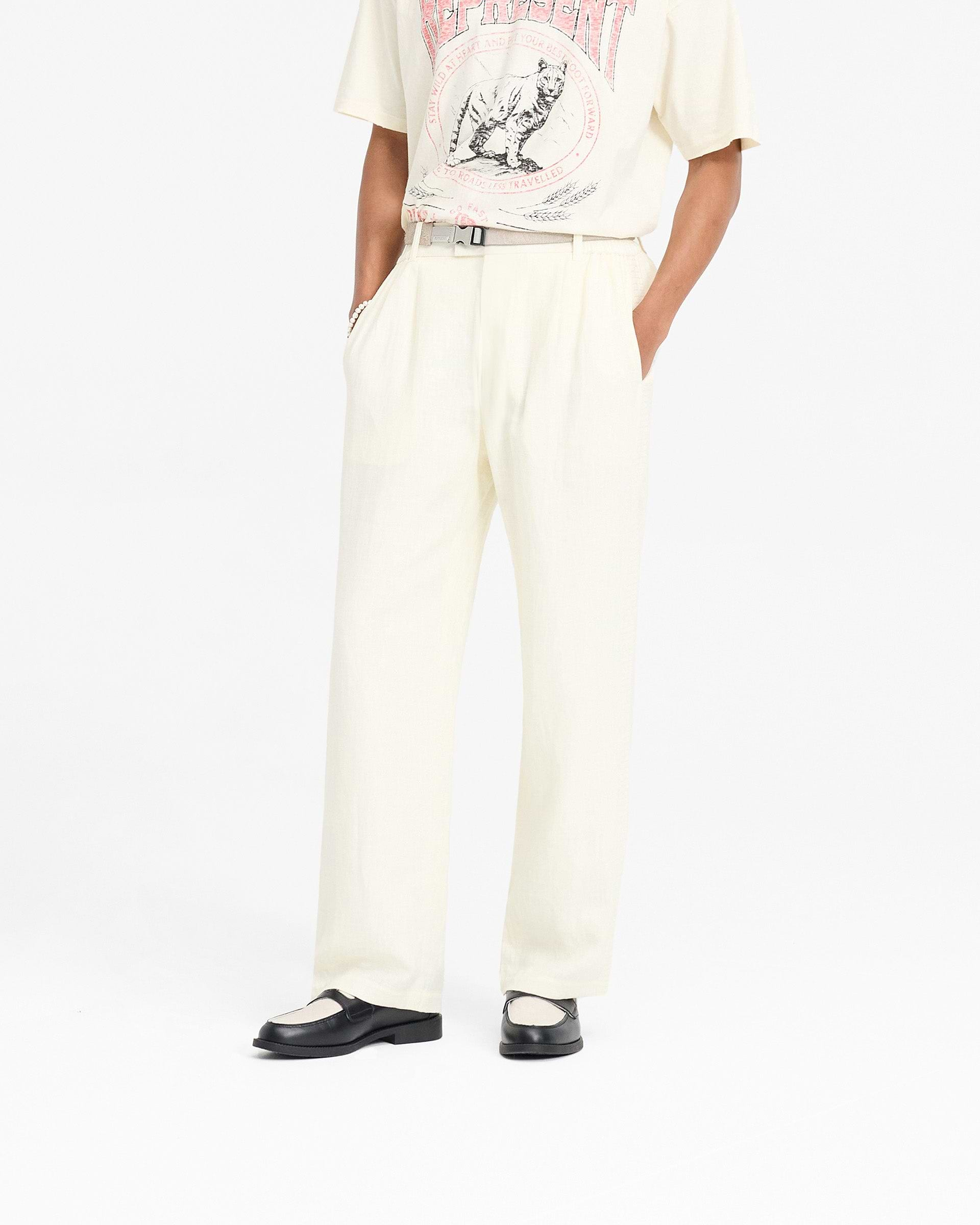 Represent X Duke + Dexter Resort Pant - Ecru