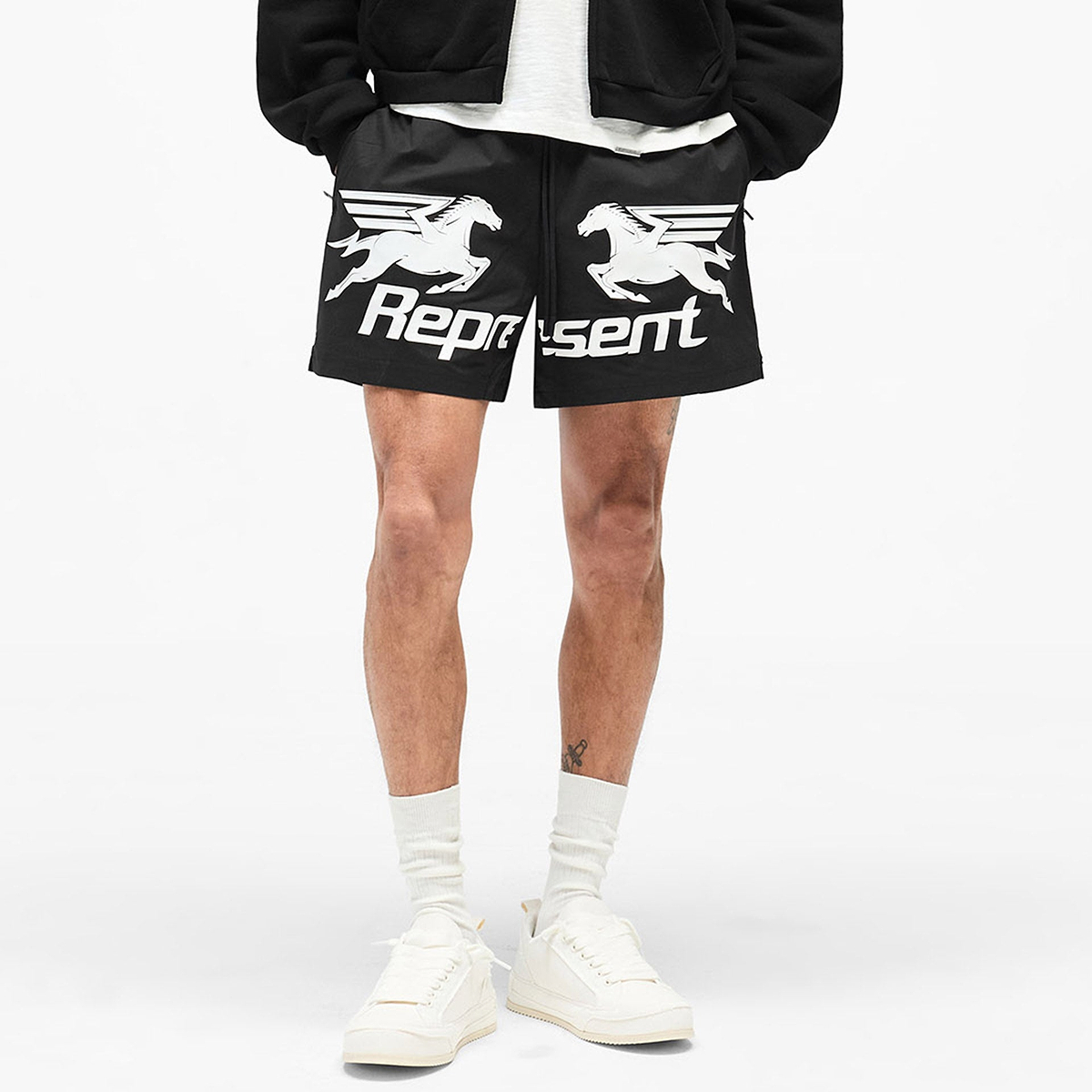 Nothing Faster Swim Short Jet Black | Mens Shorts | REPRESENT