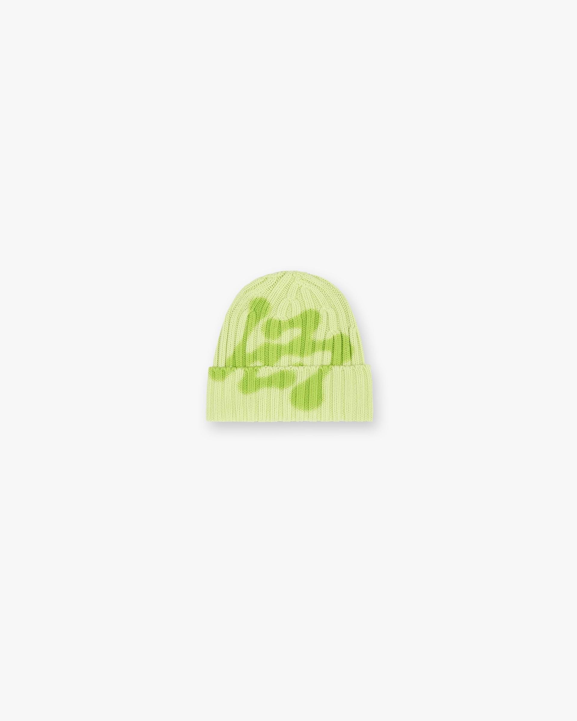 247 Heavy Rib Beanie - Shadow Lime