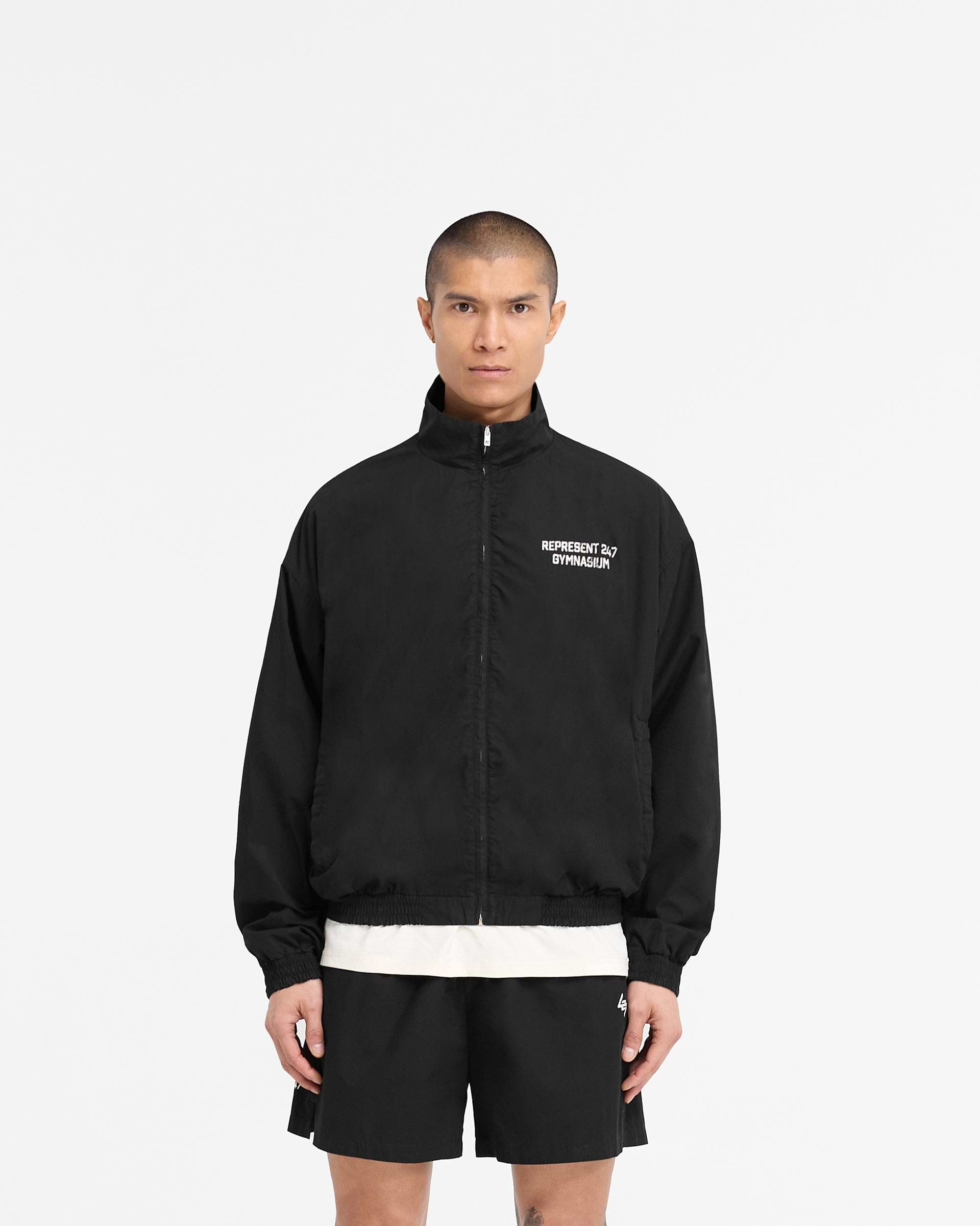 247 Represent Gymnasium Track Jacket - Off Black