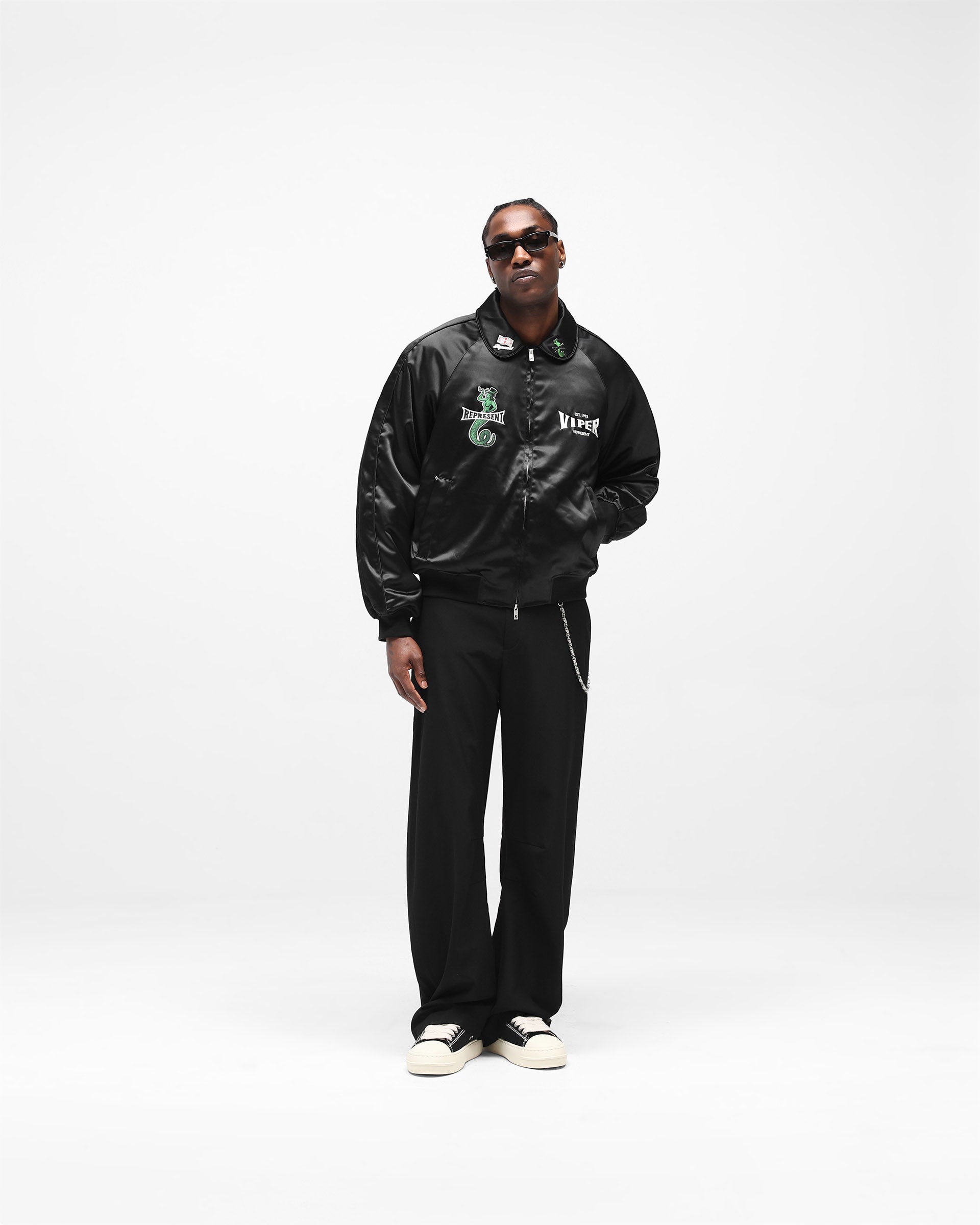 Represent x Viper Souvenir Jacket - Jet Black