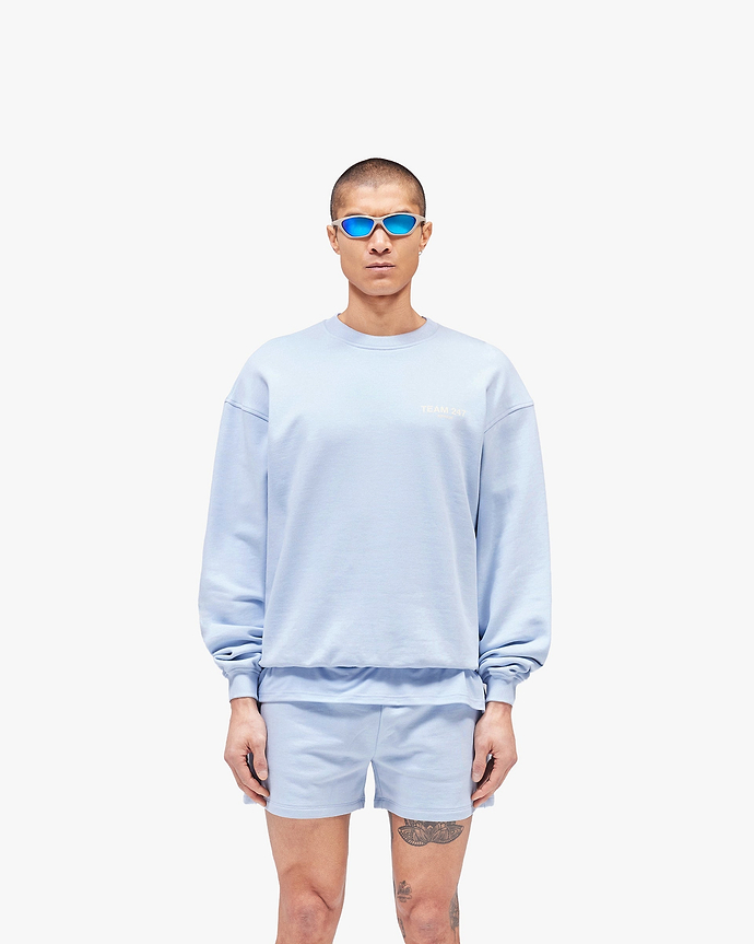 Team 247 Oversized Sweater - Glacier