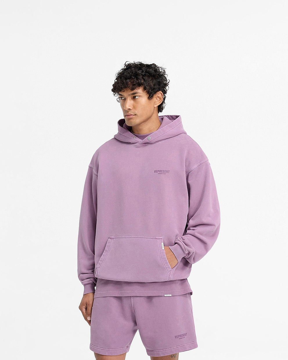 Represent Owners Club Hoodie - Mid Purple