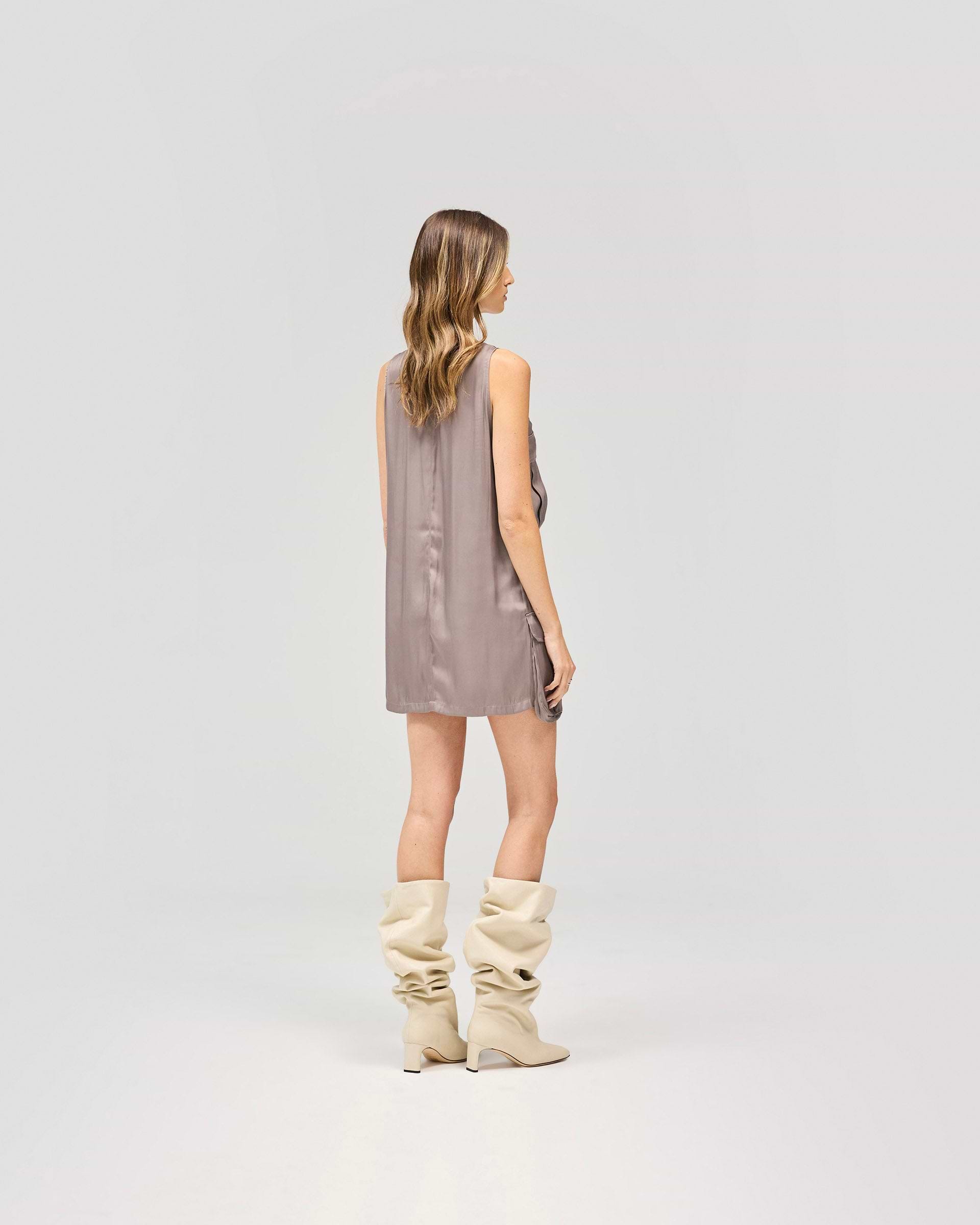 Adrenaline Mini Dress - Chocolate