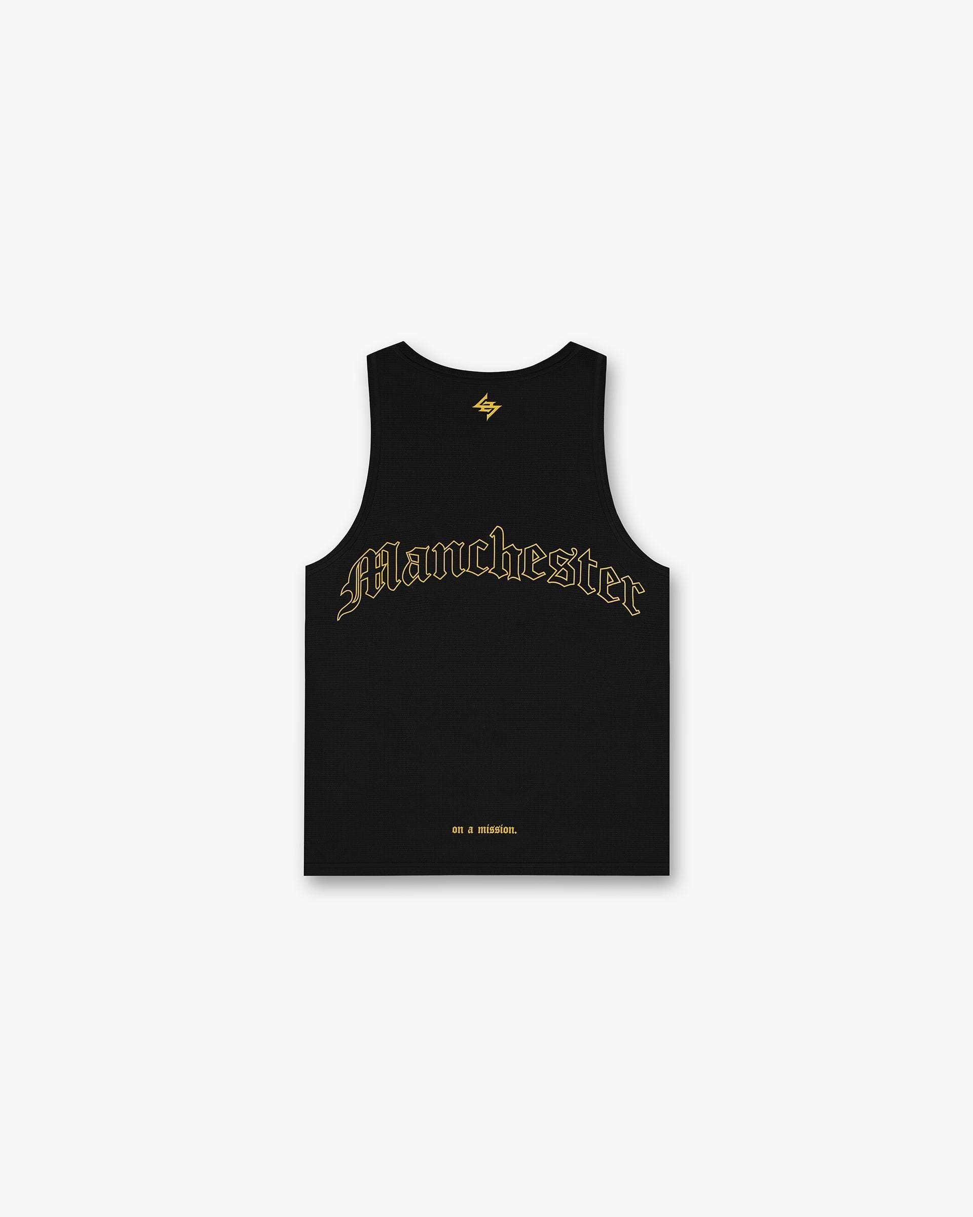 247 Manchester Marathon Singlet - Black