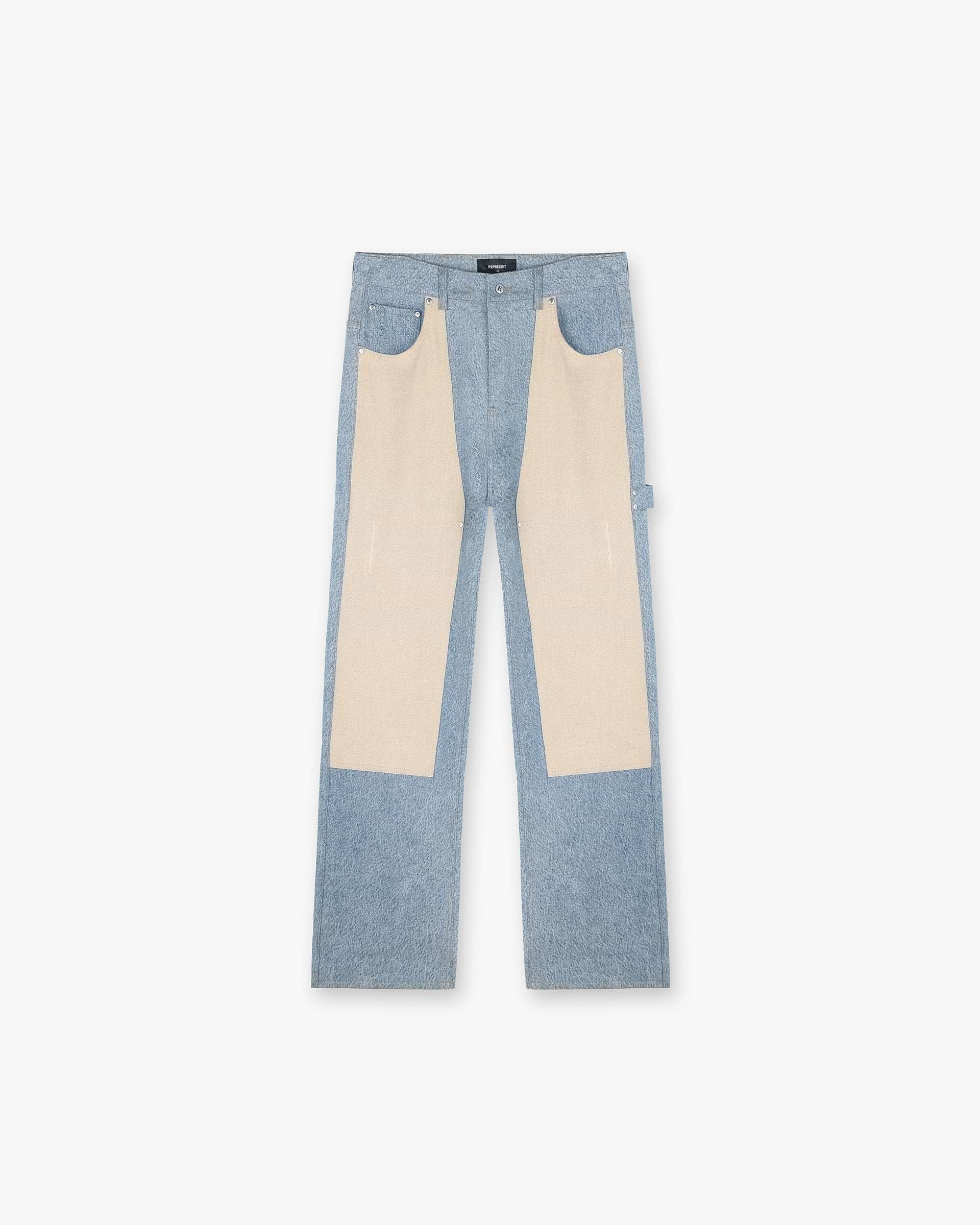 R3C-V2 Colour Block Carpenter Denim - Blue