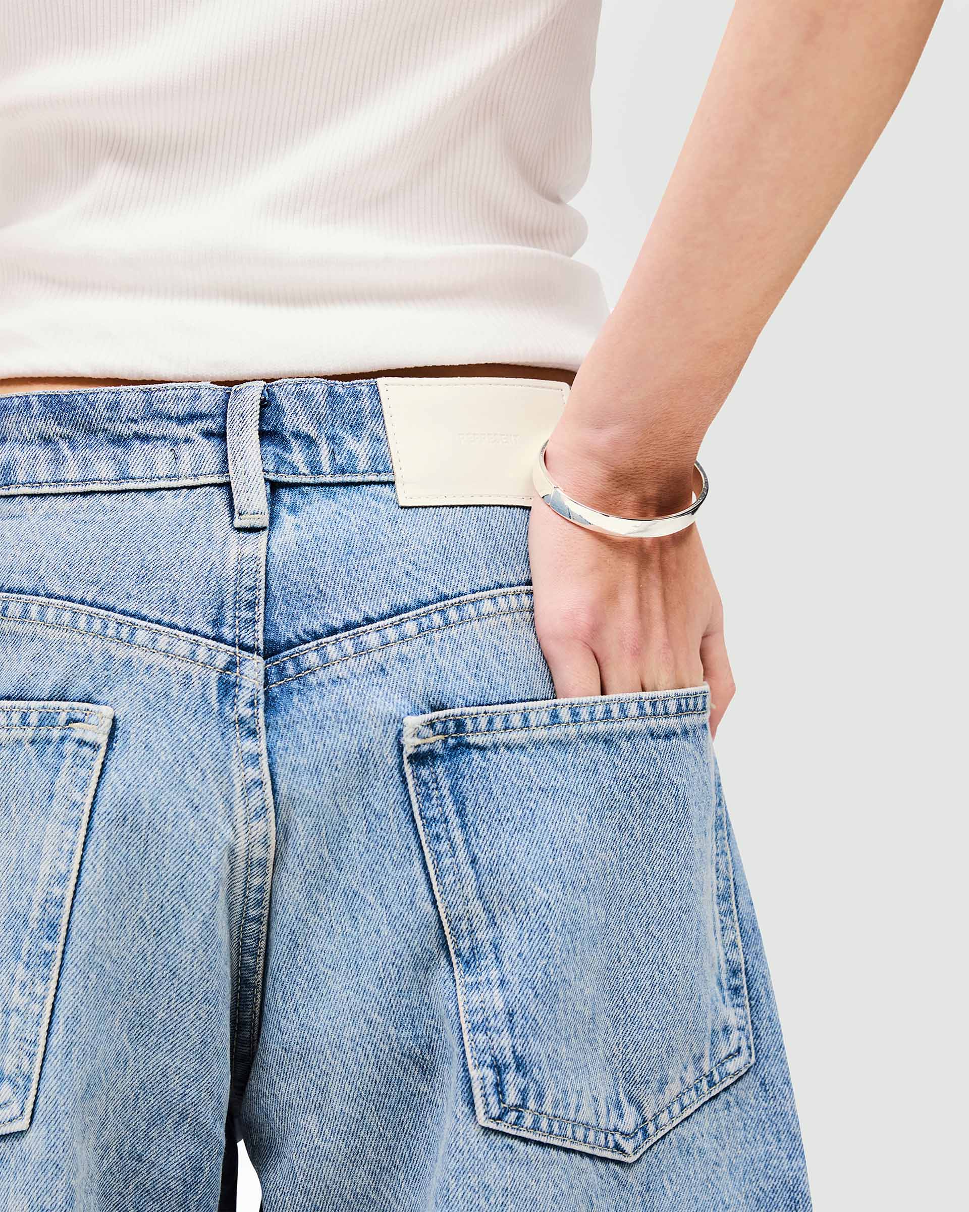 Denim Bermuda Short - Washed Blue