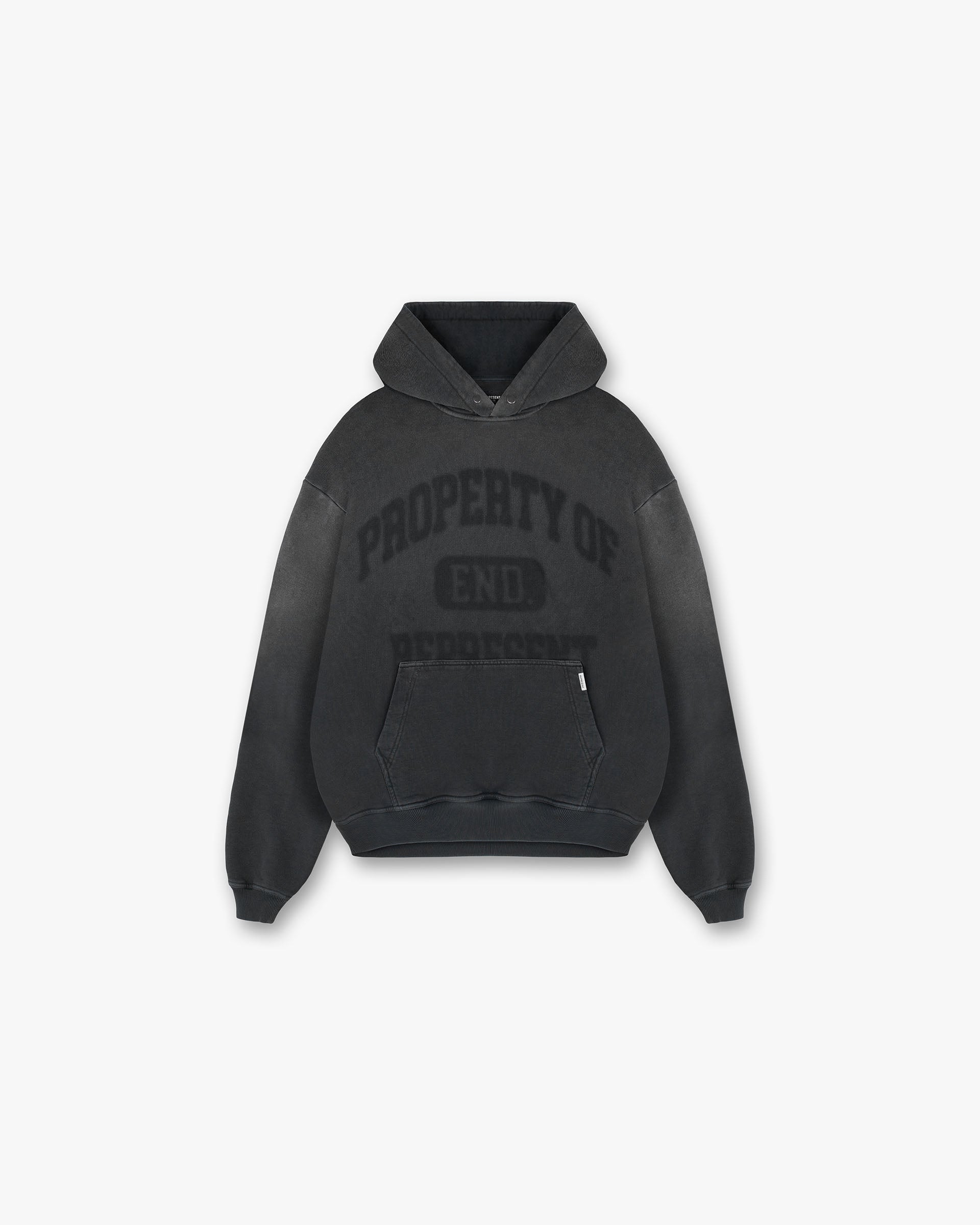 Represent X End Property Of Hoodie - Stained Black