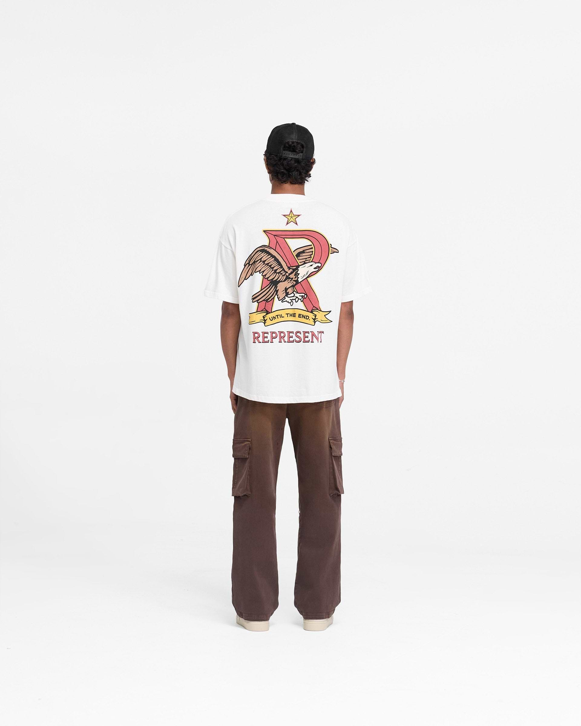 Represent X End Eagles T-Shirt - Flat White