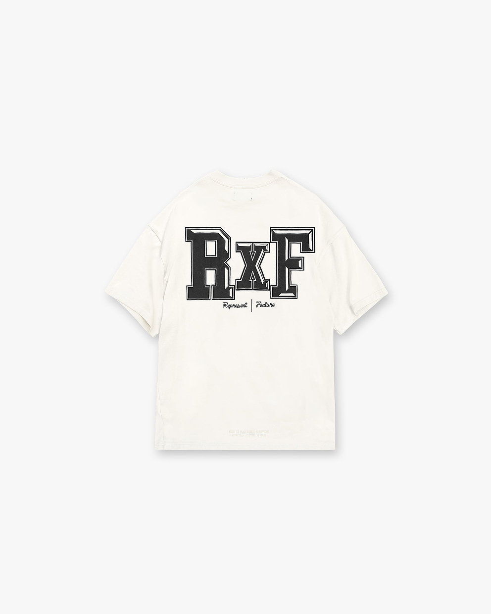 Represent X Feature Multi Logo T-Shirt - Flat White