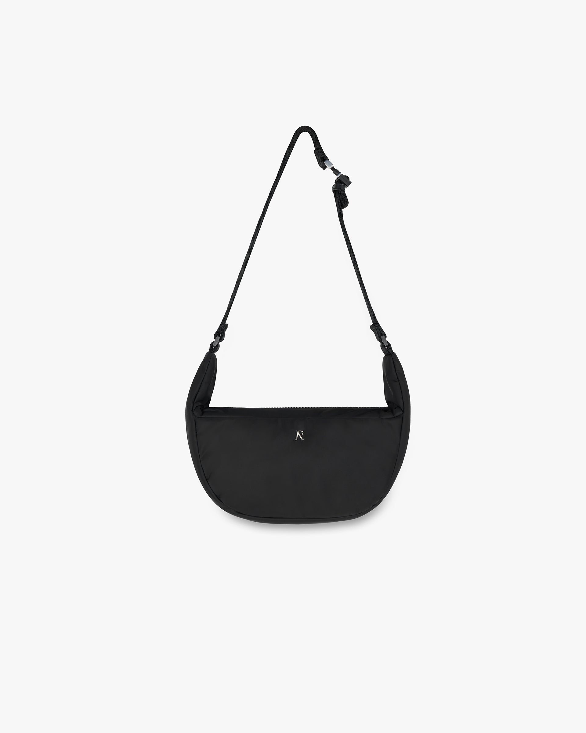 Initial Nylon Sling Bag - Black